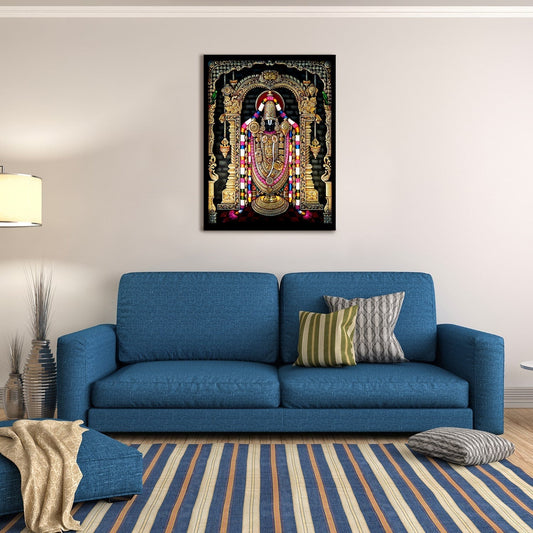 Balaji Tanjore Canvas Wall Art Painting