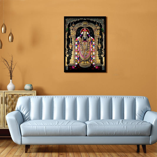 Balaji Tanjore Canvas Wall Art Painting