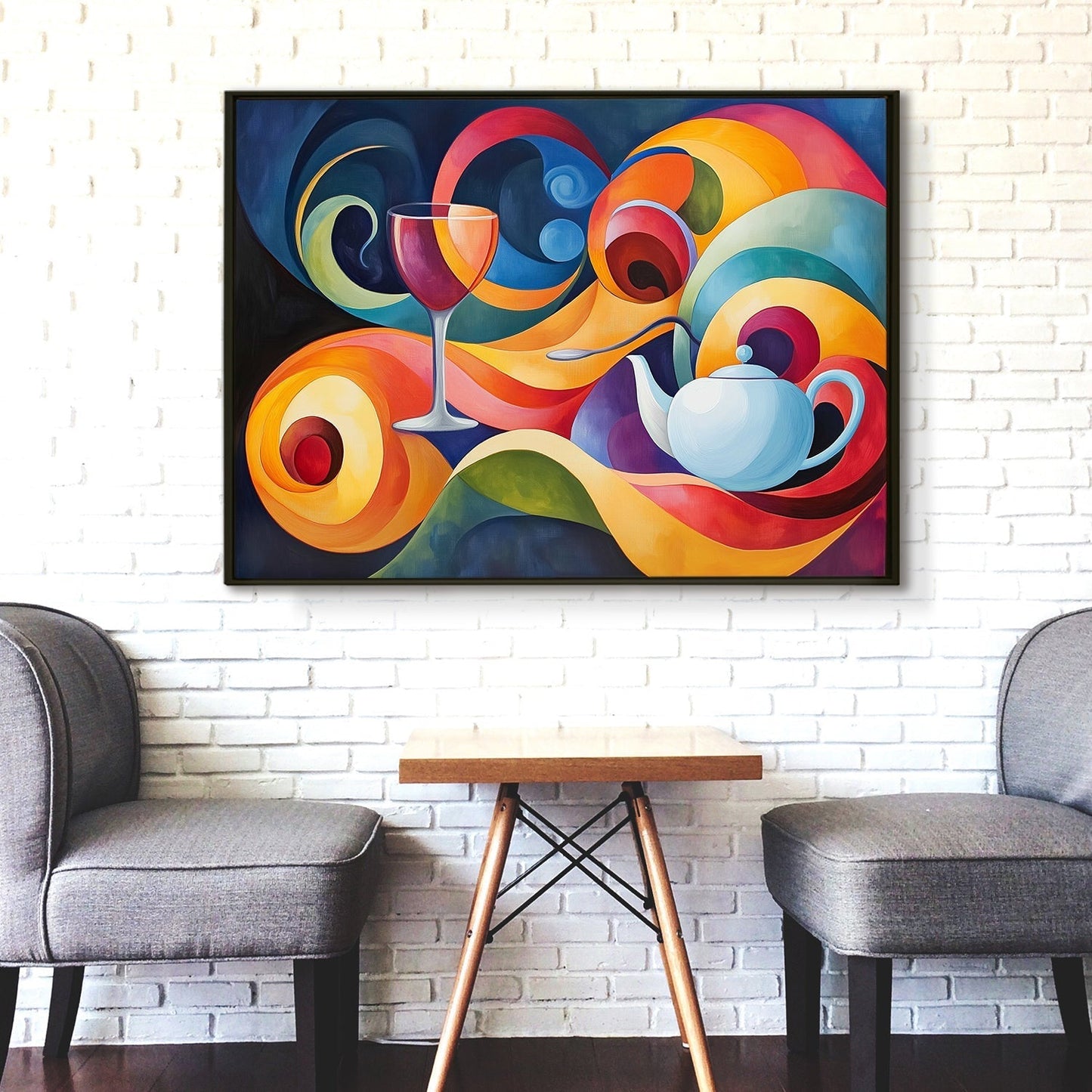 Dance In Nature Canvas Wall Art Painting