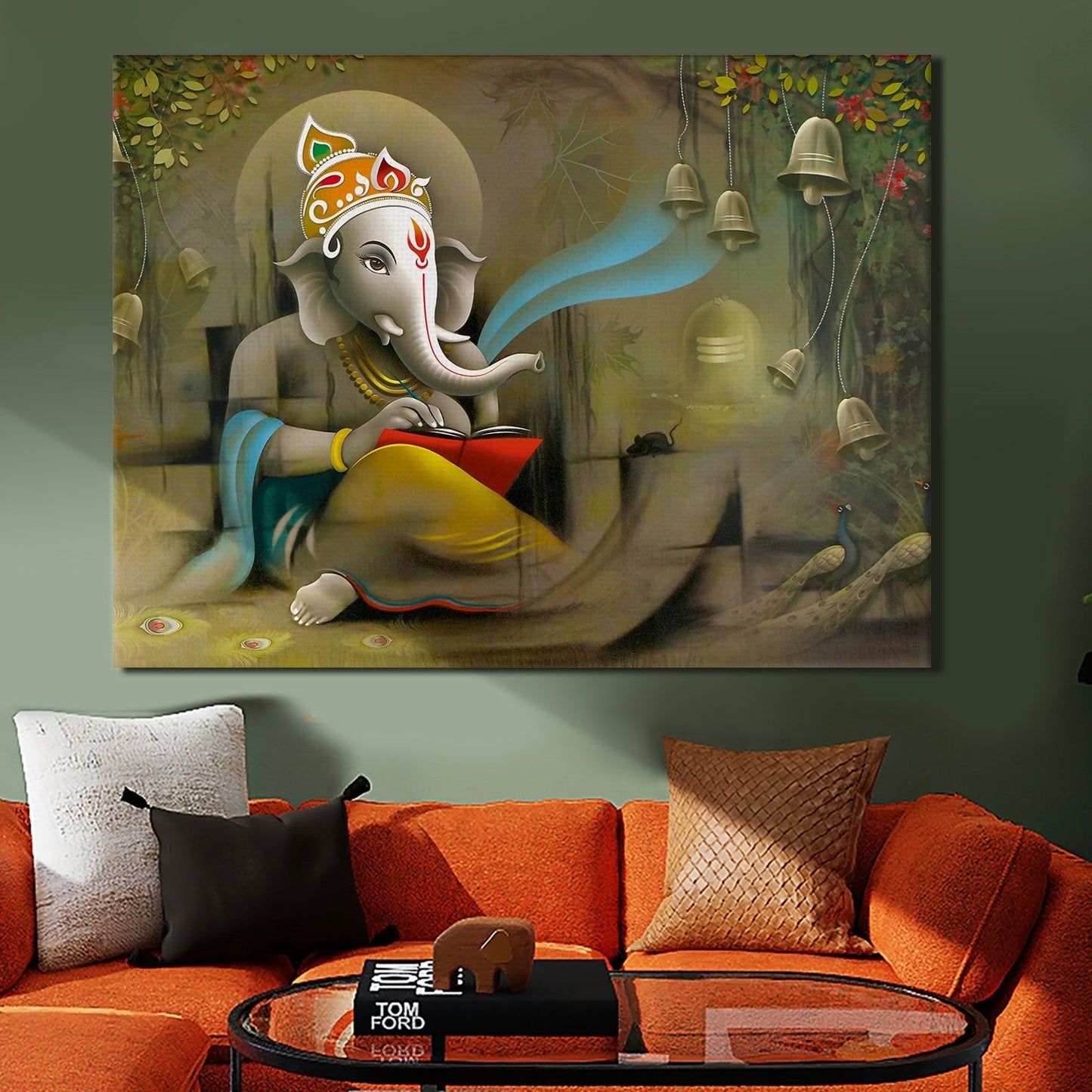 Ganesha painting canvas wall art painting