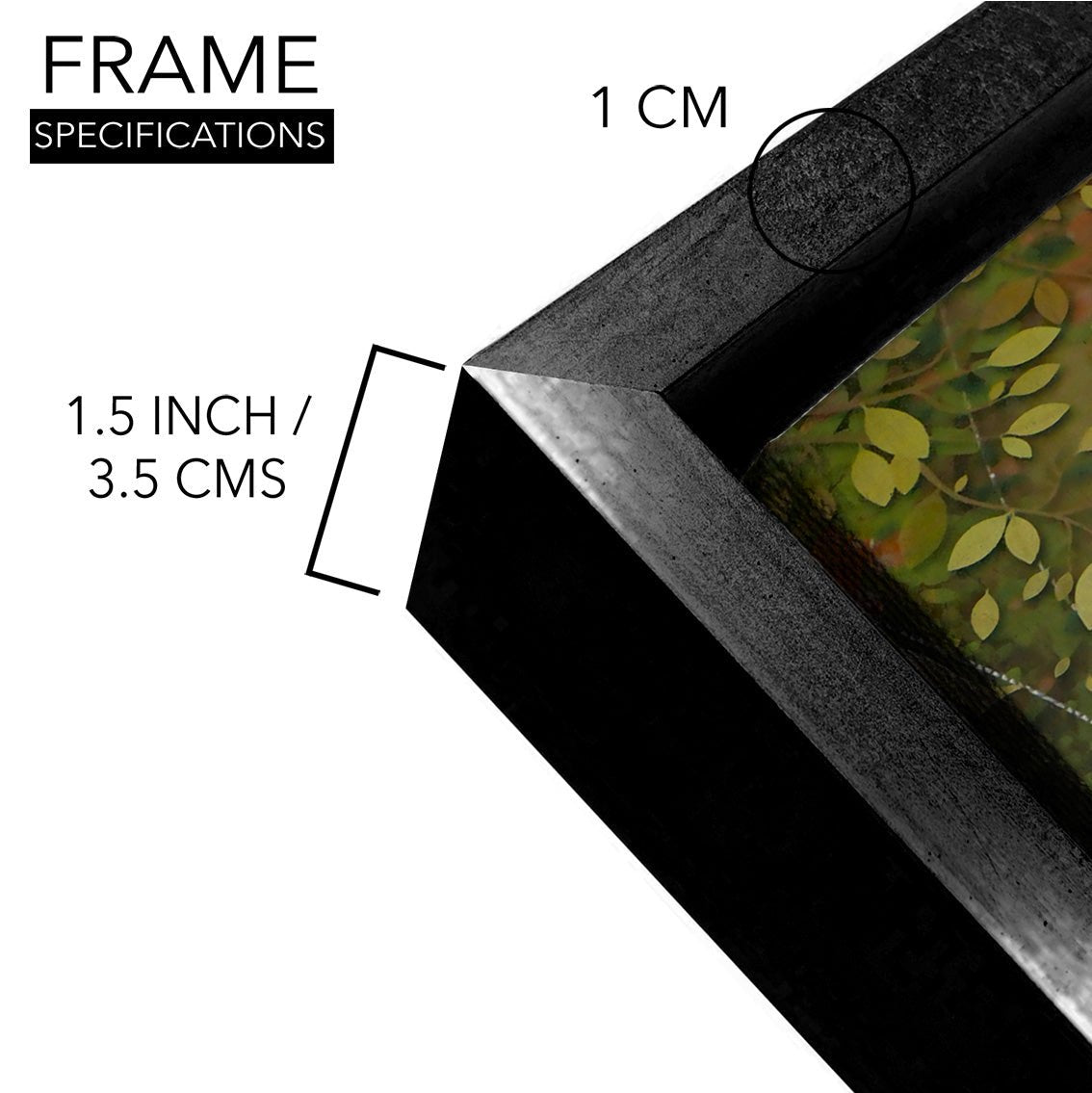 Large sized framed Lord Ganesha canavs painting for home and office. (GNWA01)