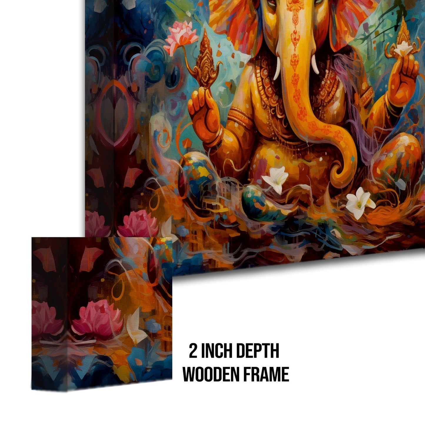 Lord Ganesha canvas wall art painting