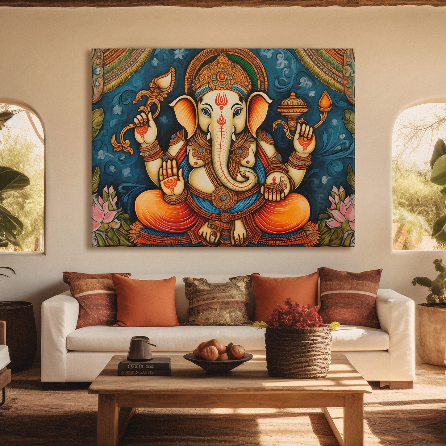 Lord Ganesha Canvas wall art Painting
