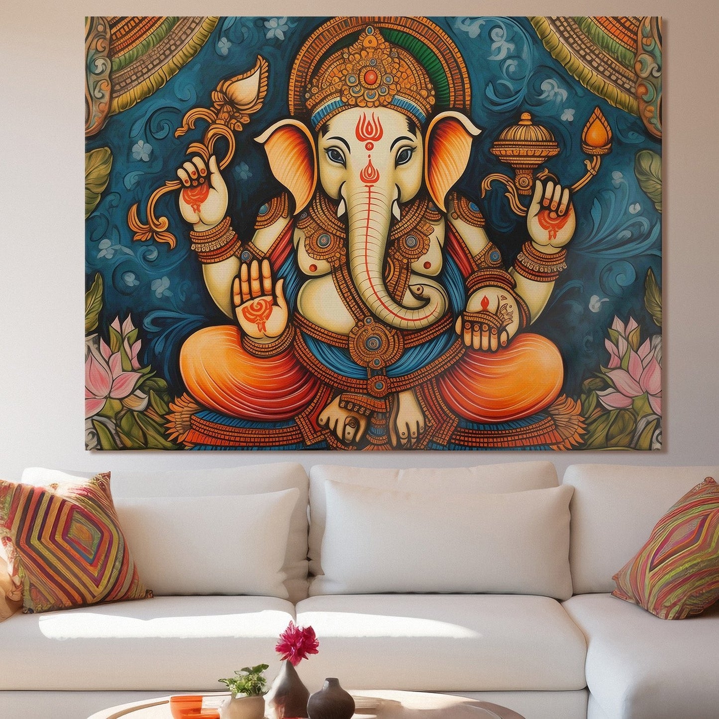 Lord Ganesha Canvas wall art Painting
