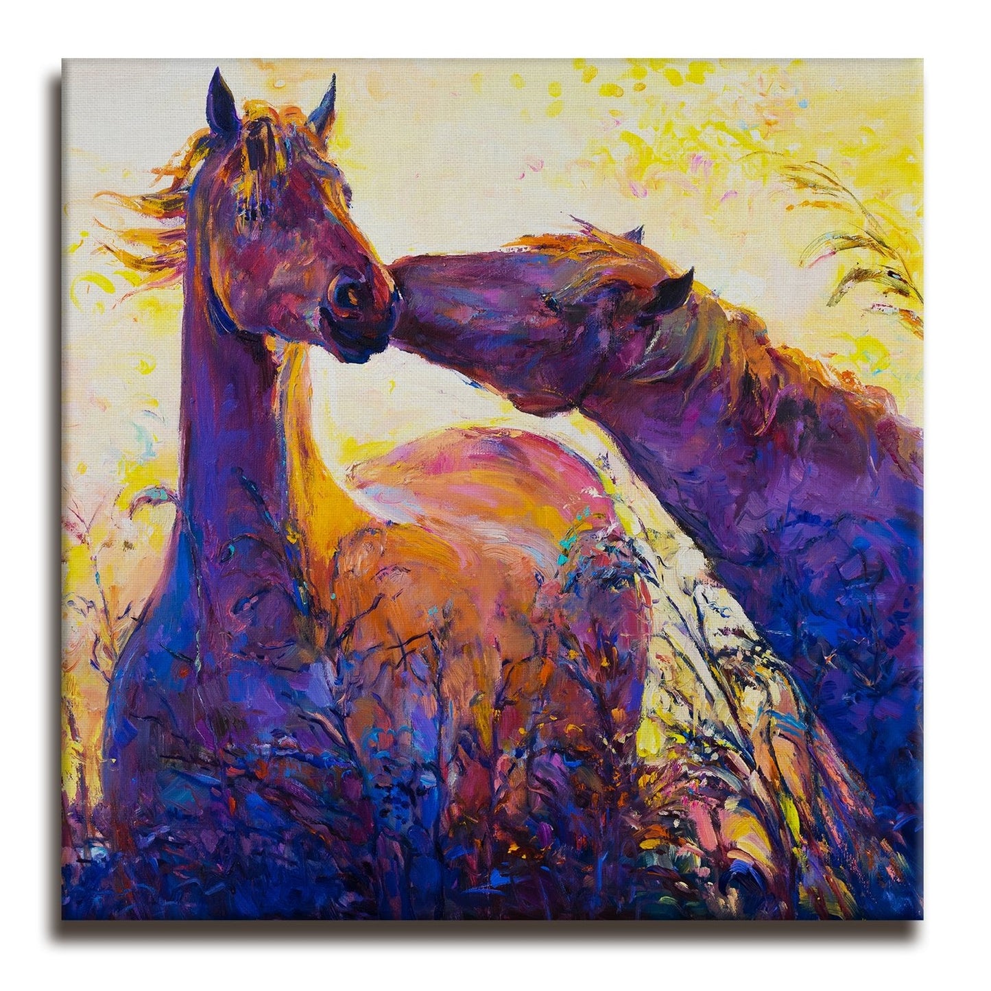 Large Wildlife Canvas Wall Art Painting for Living Room and Office.