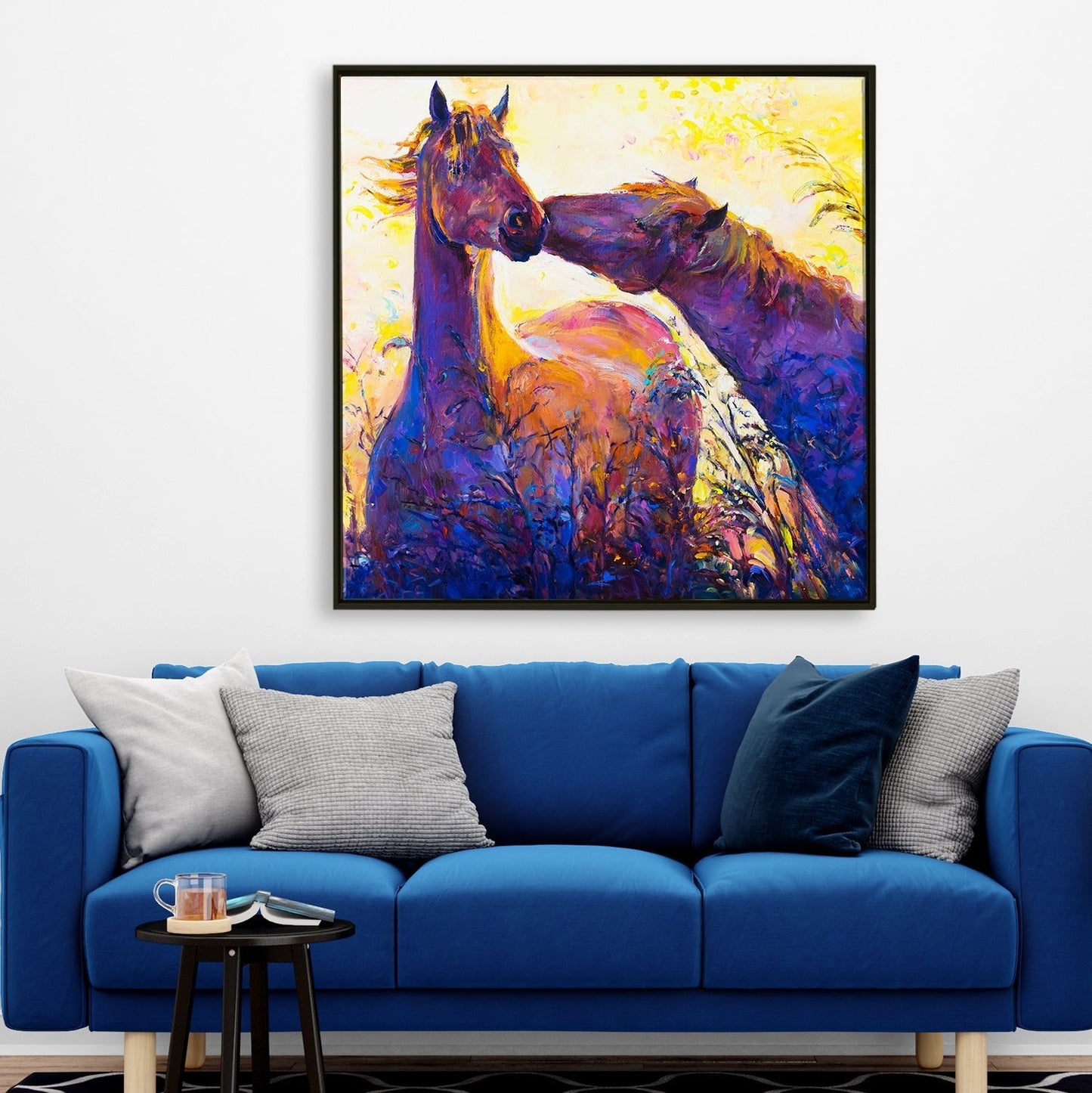 Large Wildlife Canvas Wall Art Painting for Living Room and Office.