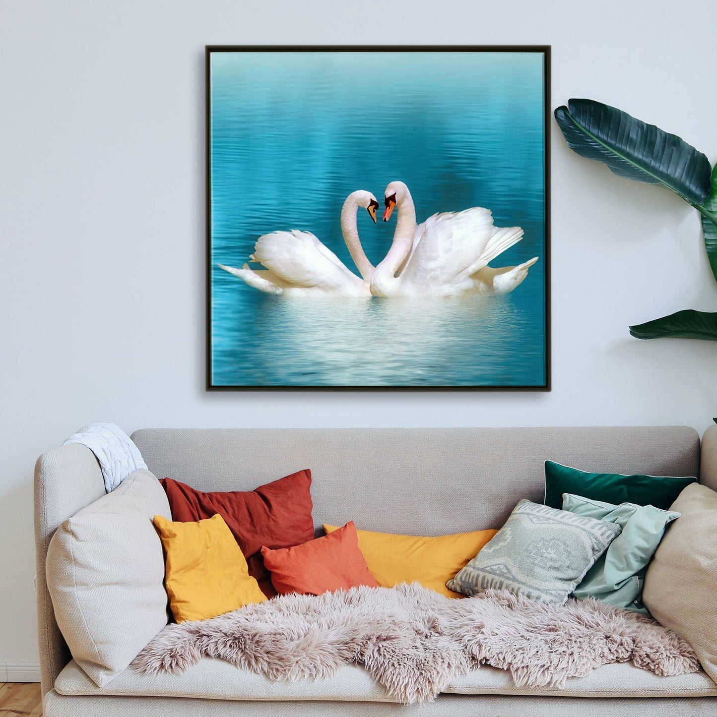Large Wildlife Canvas Wall Art Painting for Living Room and Office.
