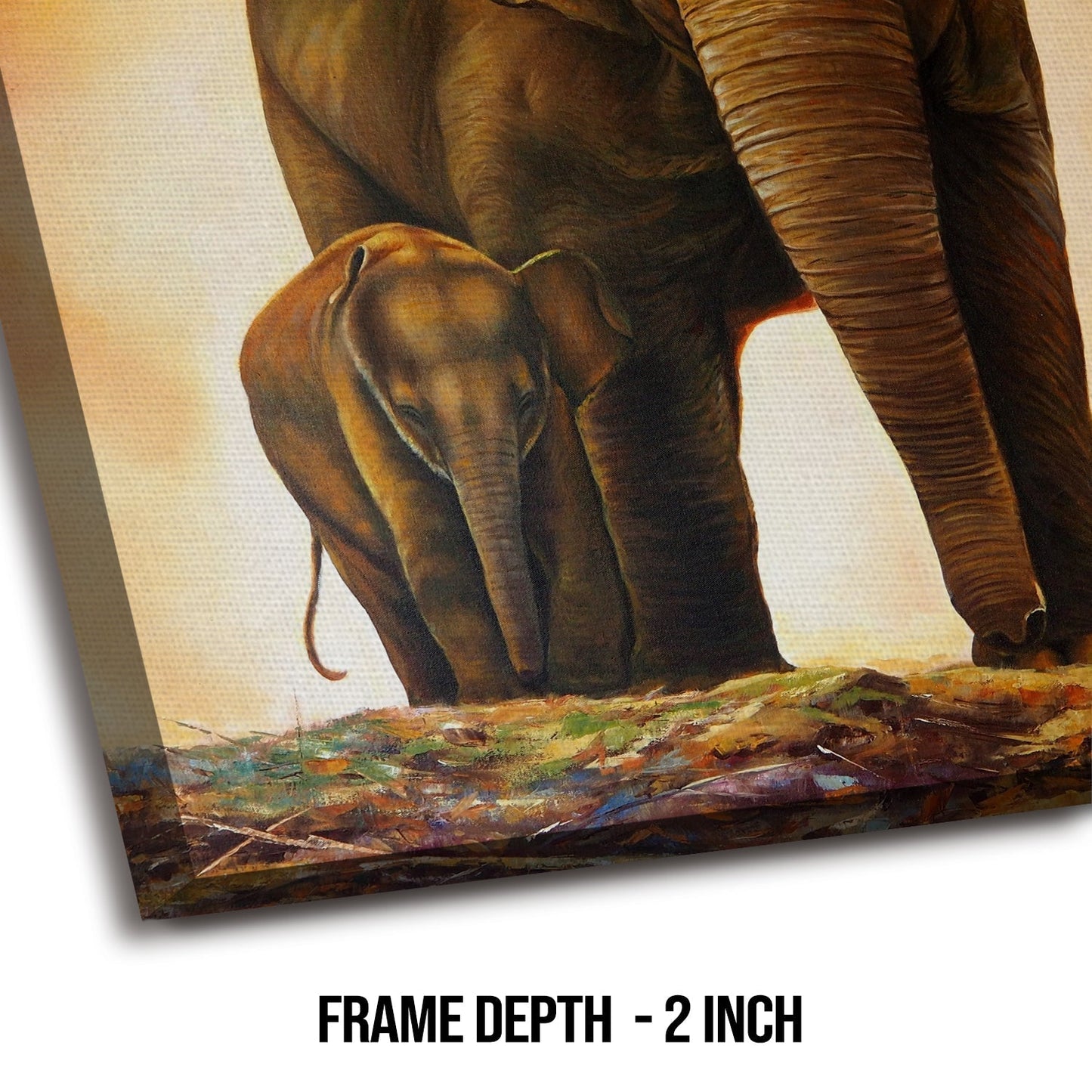 Large Wildlife Canvas Wall Art Painting for Living Room and Office.