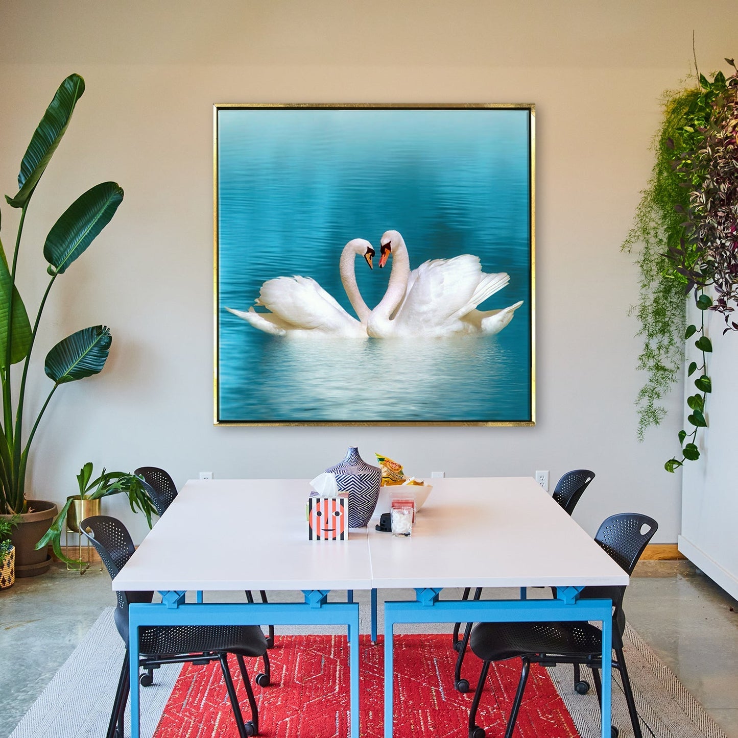 Large Wildlife Canvas Wall Art Painting for Living Room and Office.