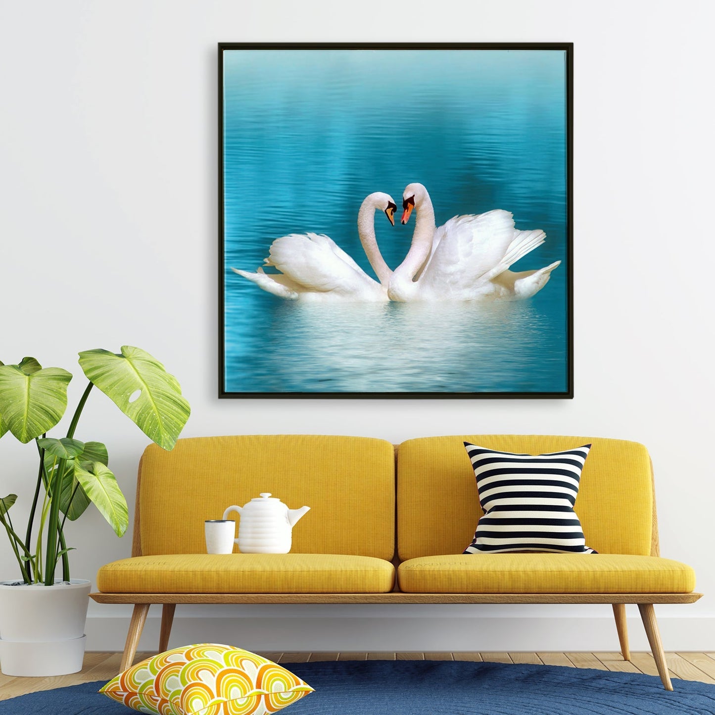 Large Wildlife Canvas Wall Art Painting for Living Room and Office.