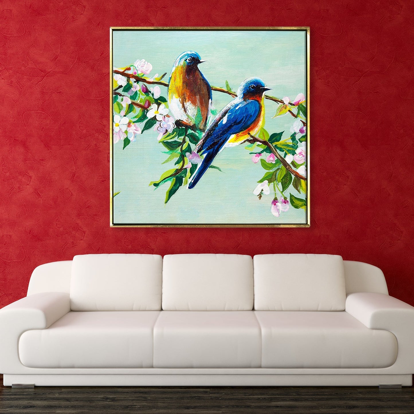 Large Wildlife Canvas Wall Art Painting for Living Room, Home, and Office.