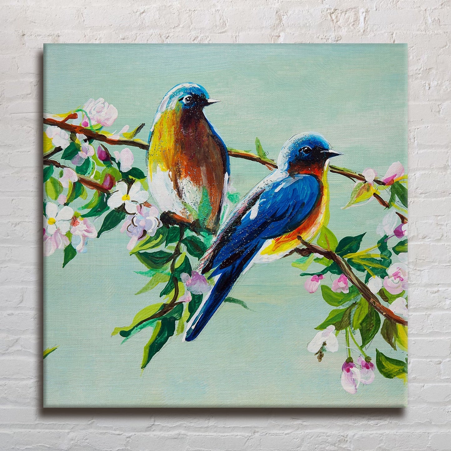 Large Wildlife Canvas Wall Art Painting for Living Room, Home, and Office.