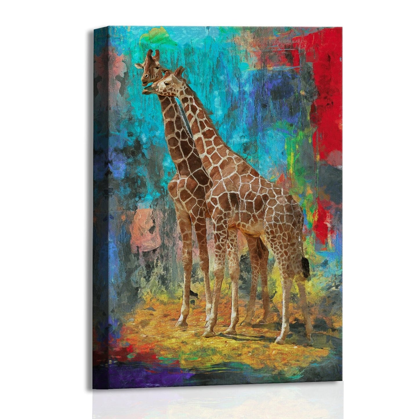Large Wildlife Canvas Wall Art Painting for Living Room, Home, and Office.