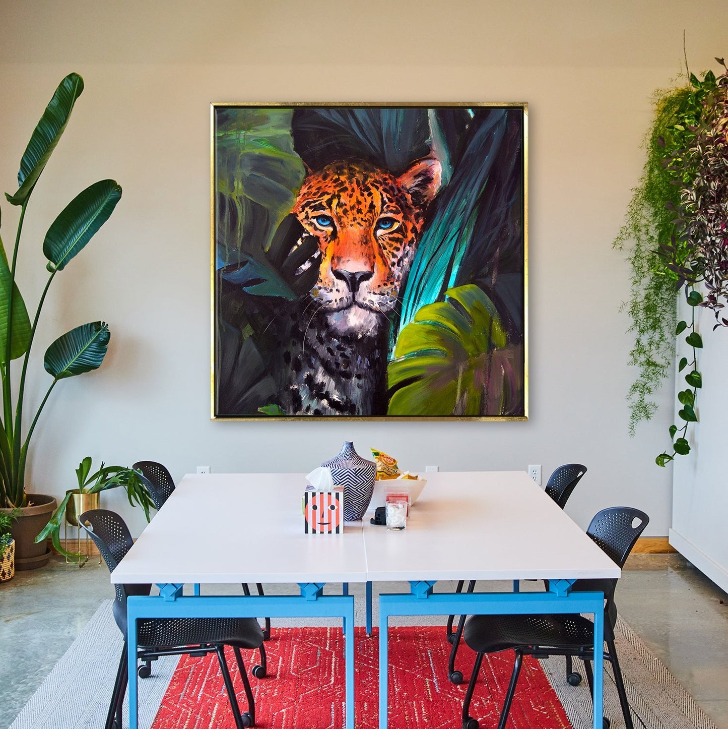 Large Wildlife Canvas Wall Art Painting for Living Room, Home, and Office.