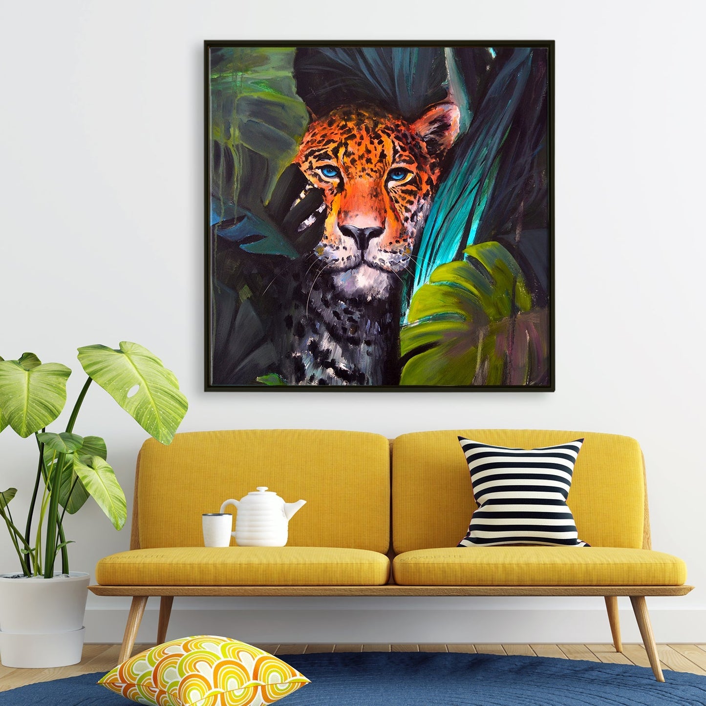 Large Wildlife Canvas Wall Art Painting for Living Room, Home, and Office.