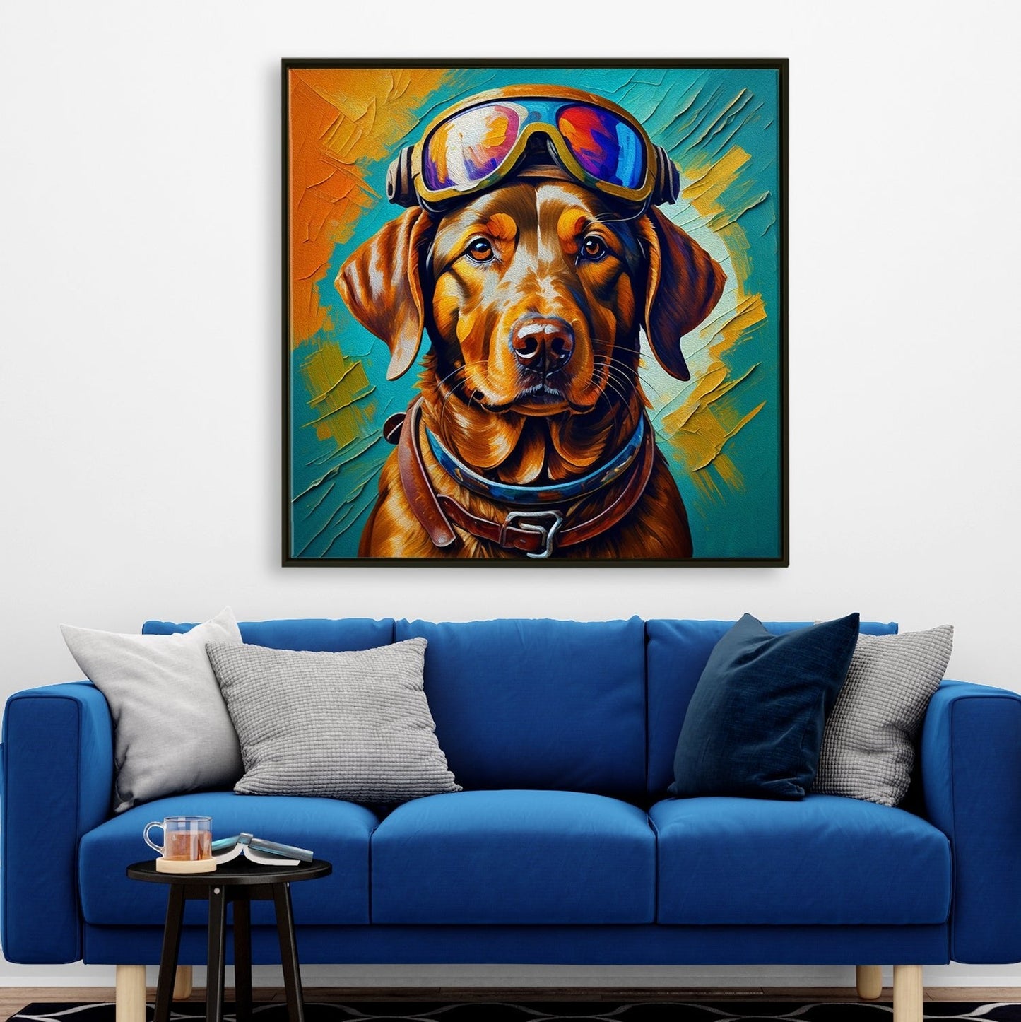 Large Wildlife Canvas Wall Art Painting for Living Room, Home, and Office.