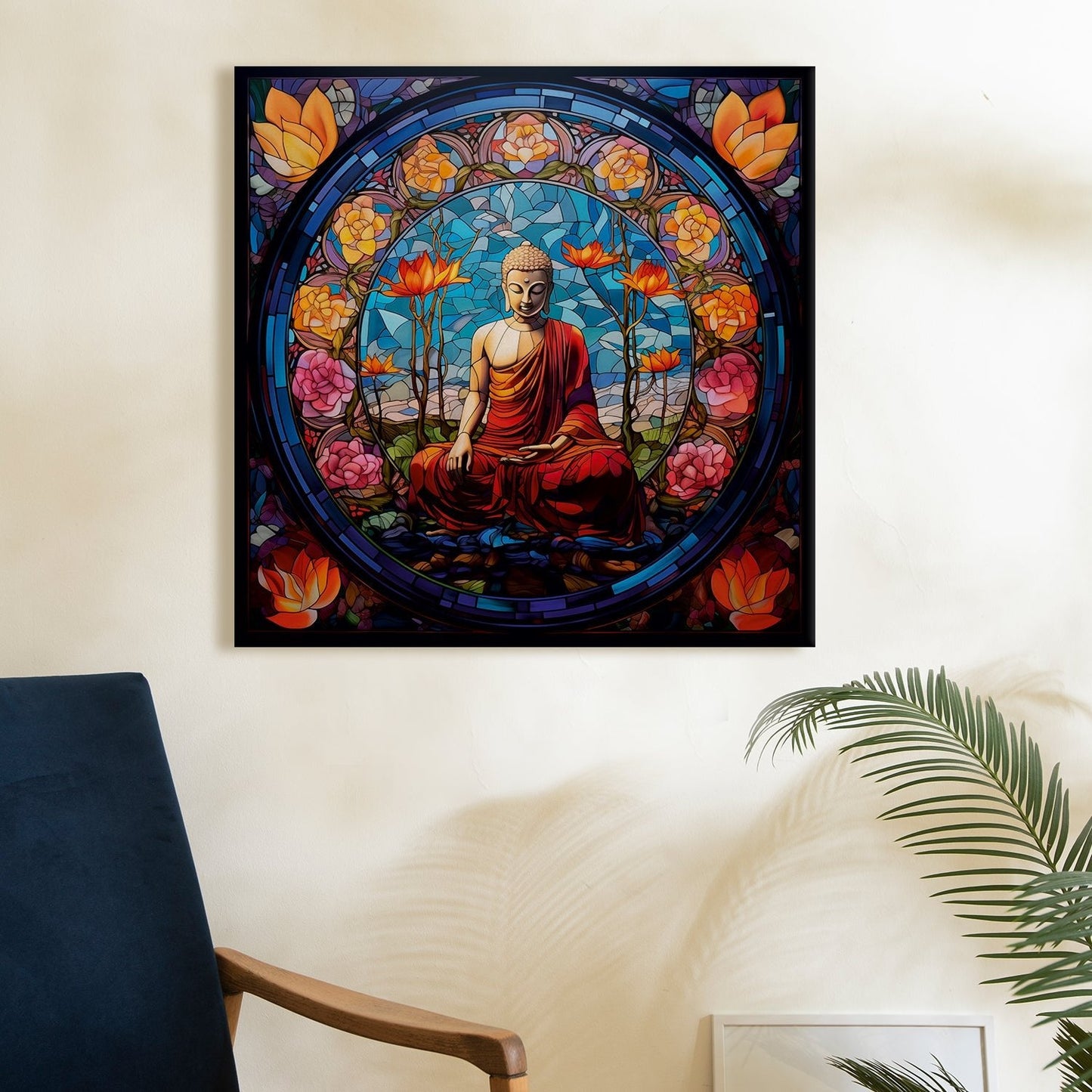 Lord Buddha Vastu Canvas Wall Art Painting