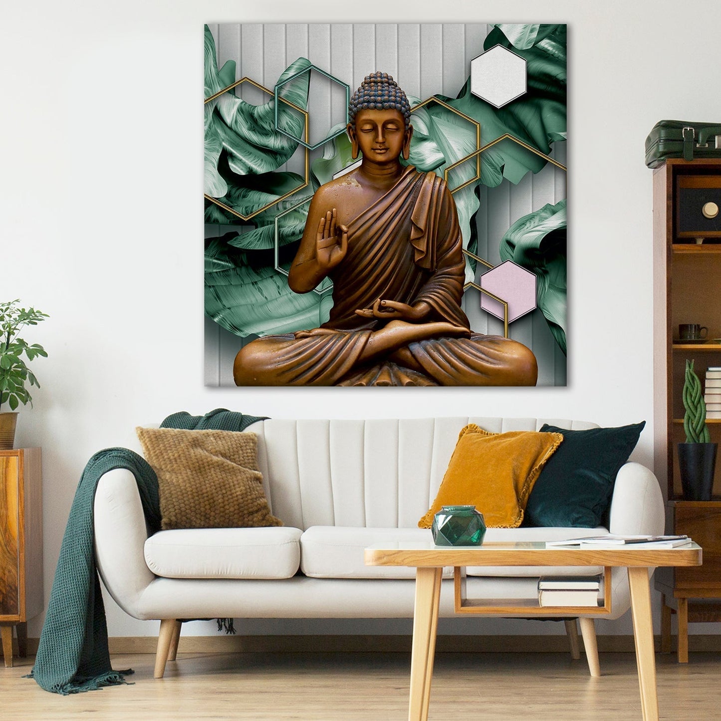 Lord Buddha Canvas Wall Art Painting