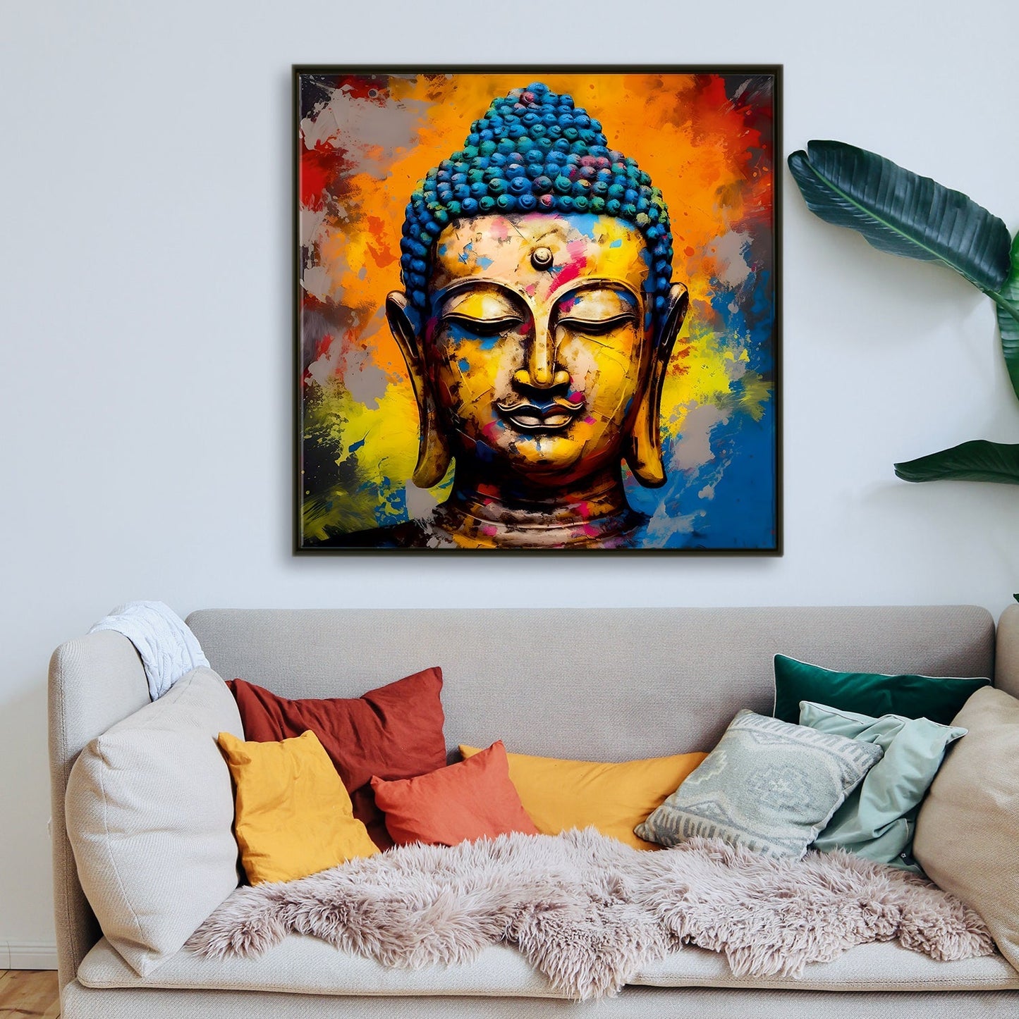 Lord Buddha Wall Art Painting