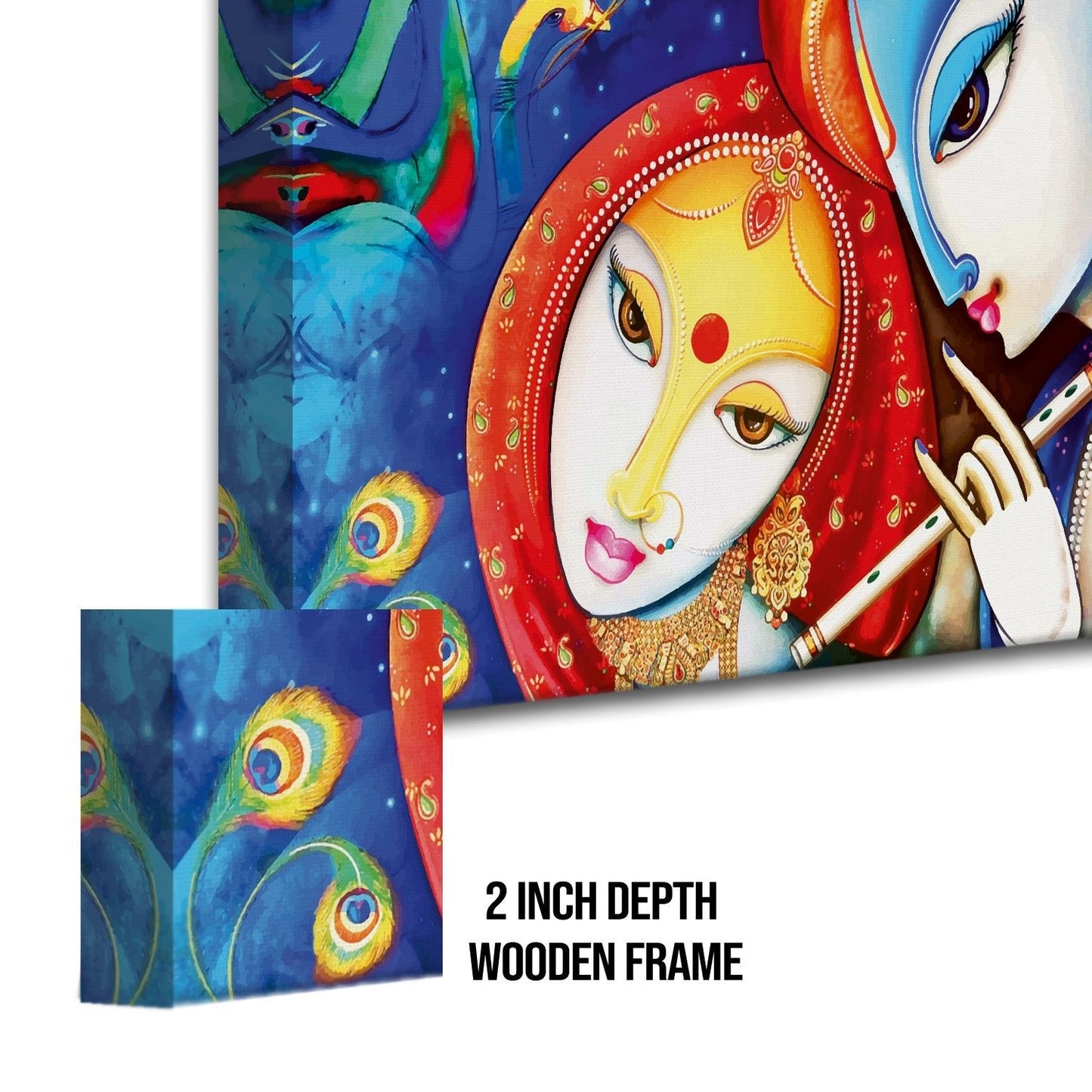 Radha Krishna canvas wall art painting