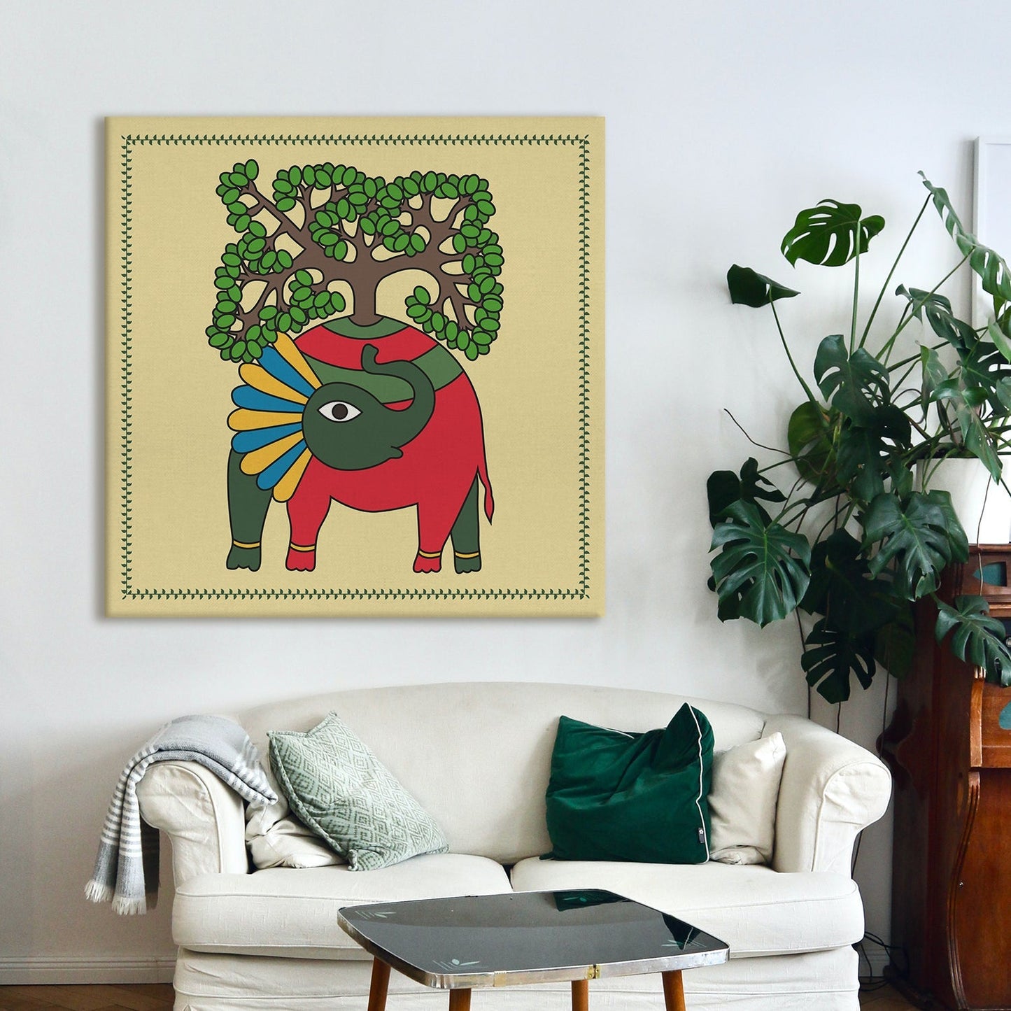 Mithila Canvas Wall Art Painting