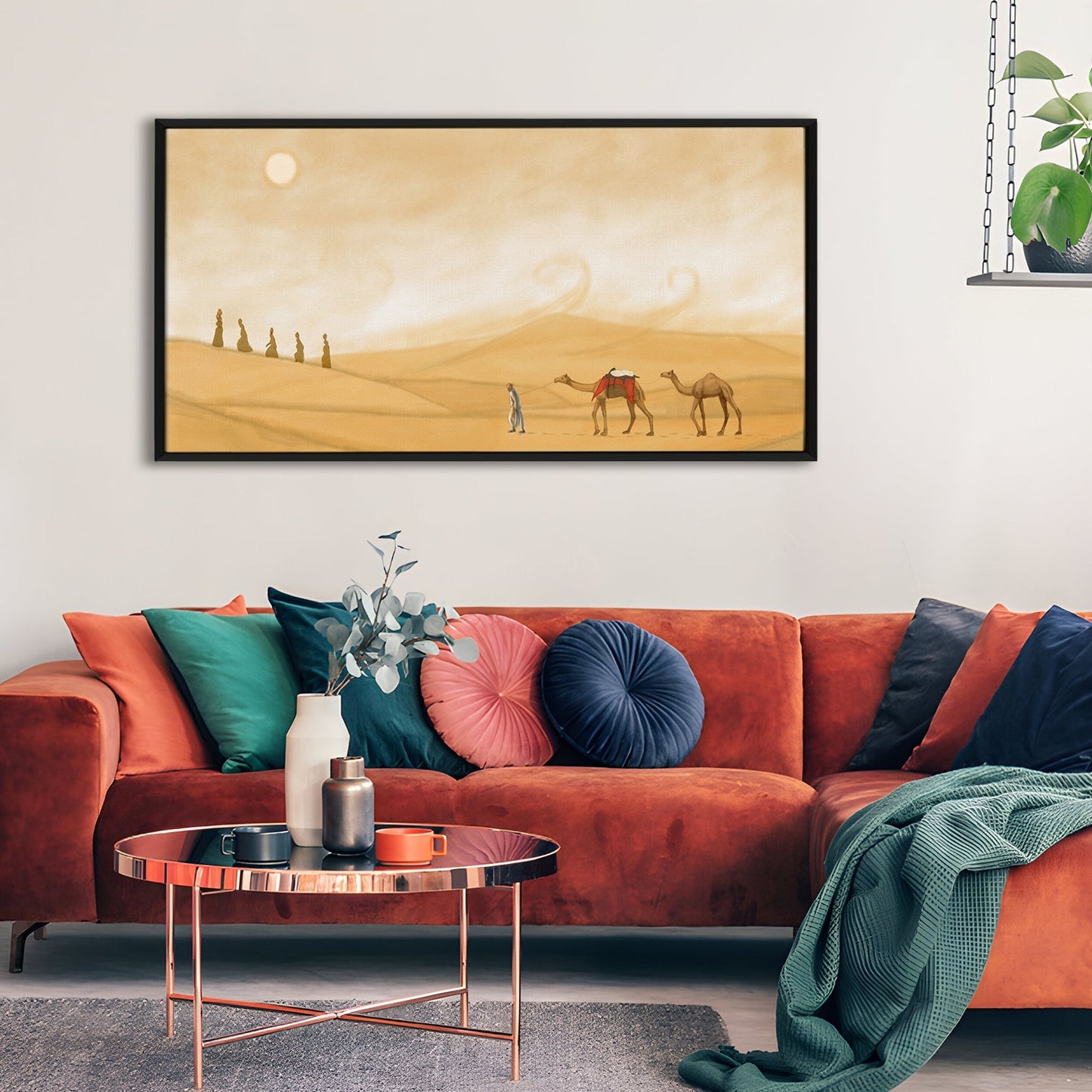 Mesmerising Landscapes Art Large Canvas Paintings. Framed Digital Reprints of Famous and Vibrant Artwork (LDWA16)
