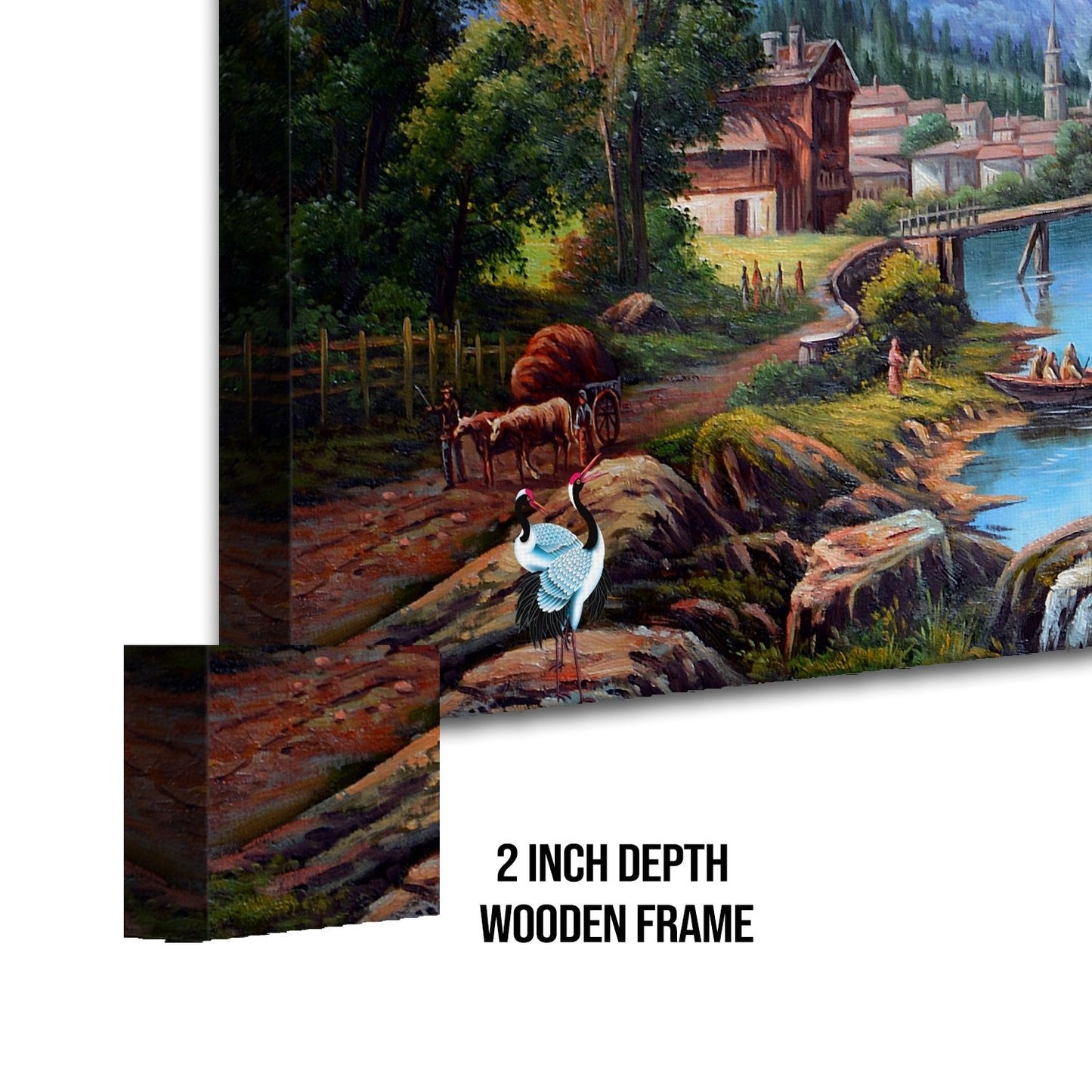Solimo Swan Canvas Wall Art Paintings