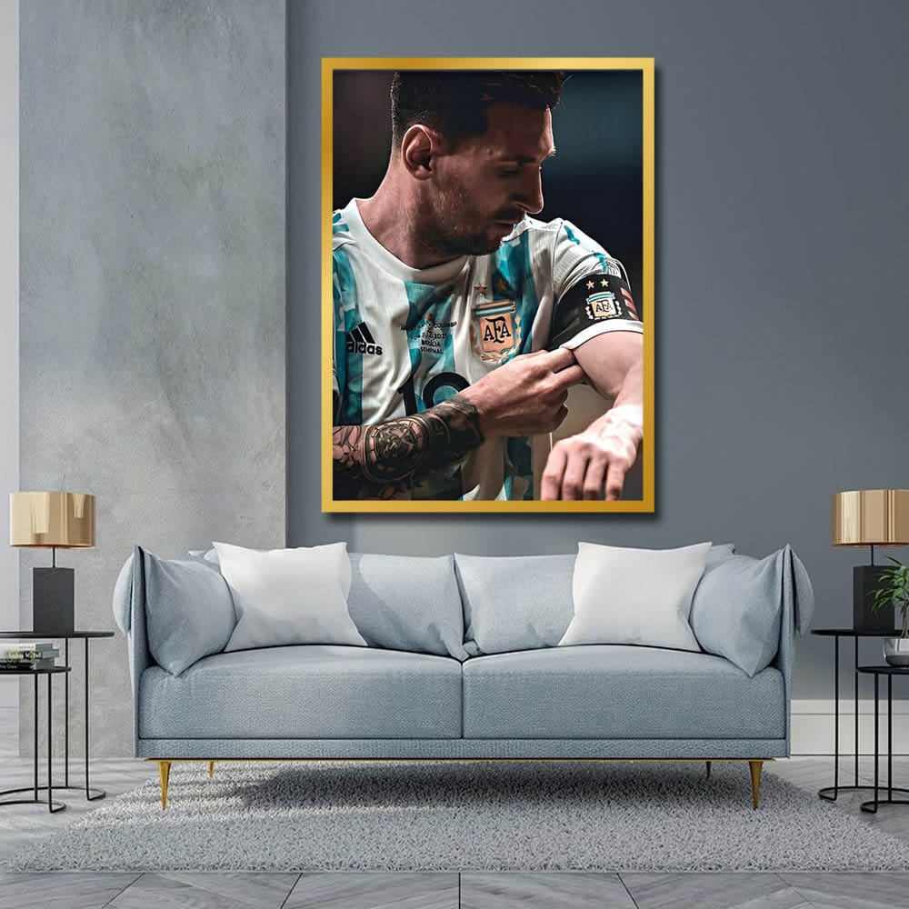 Lionel Messi Canvas Wall Art