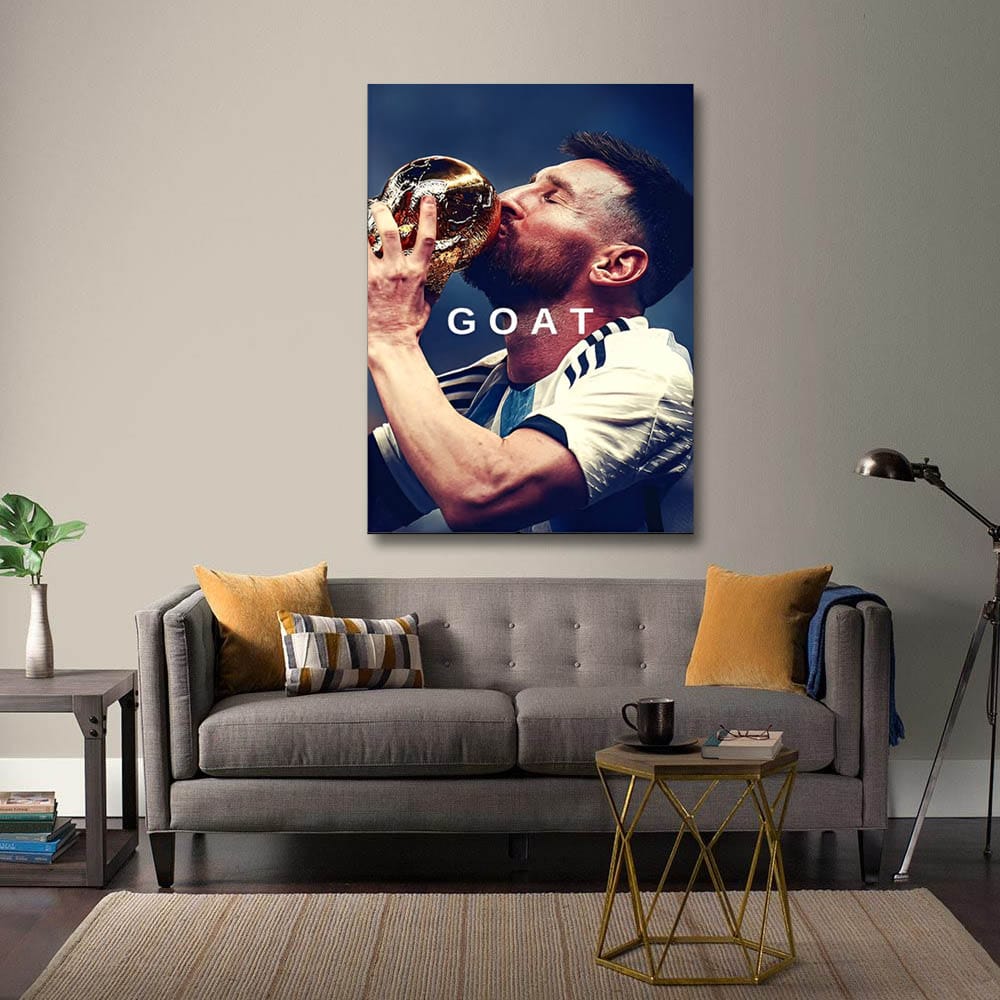 Lionel Messi Canvas Wall Art For Bedroom