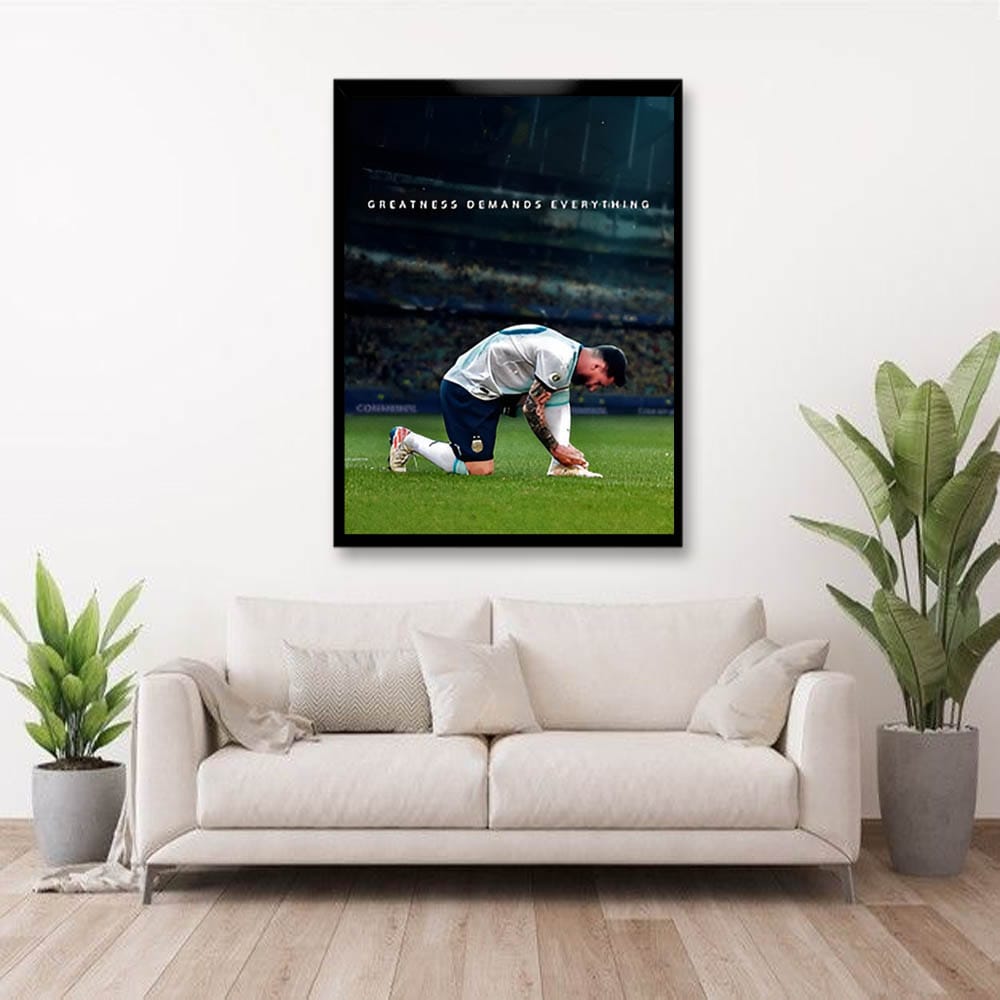 Lionel Messi Canvas Wall Art For Living Room