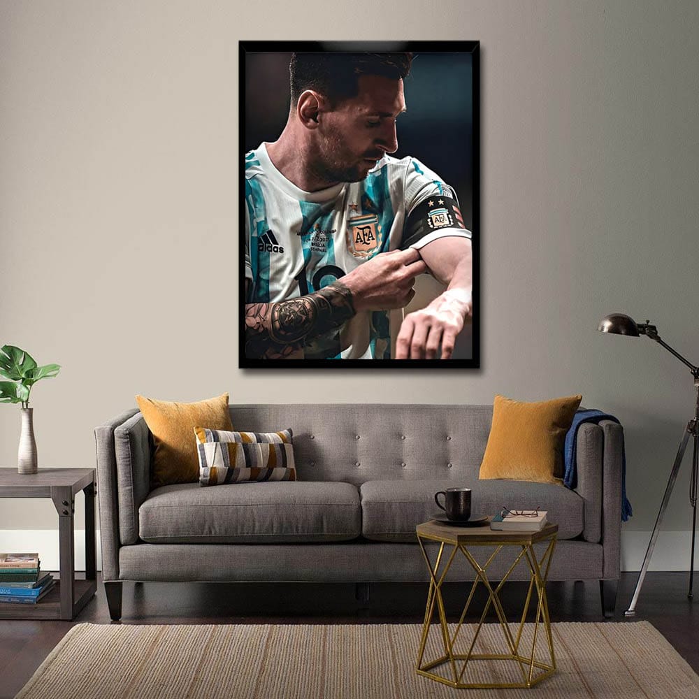 Lionel Messi Canvas Wall Art