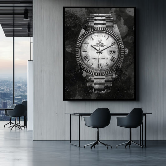 Rolex Oyster Perpetual canvas wall art painting