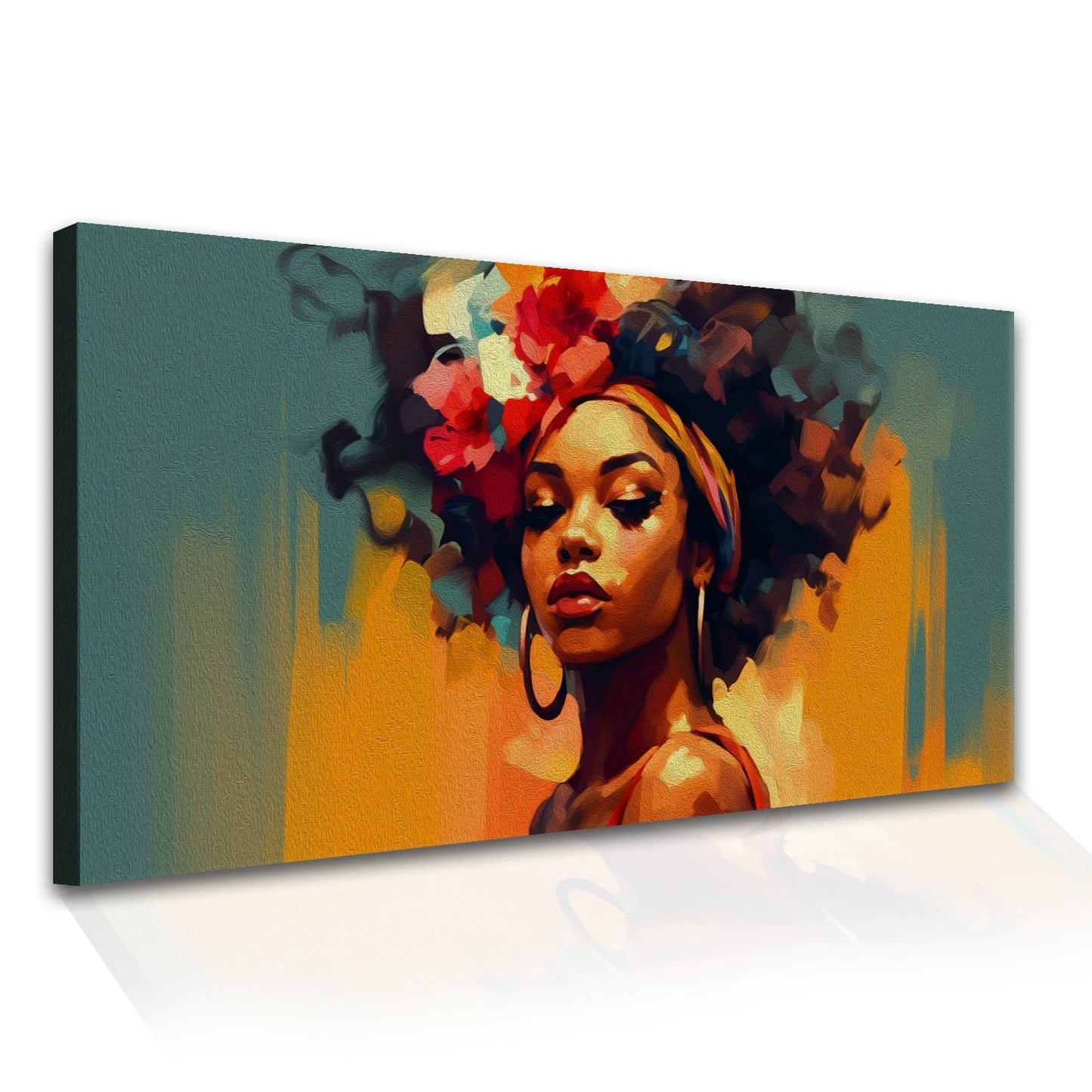 Modern Art Large Canvas Paintings. Framed Digital Reprints of Famous and Vibrant Artwork (MAWA01)