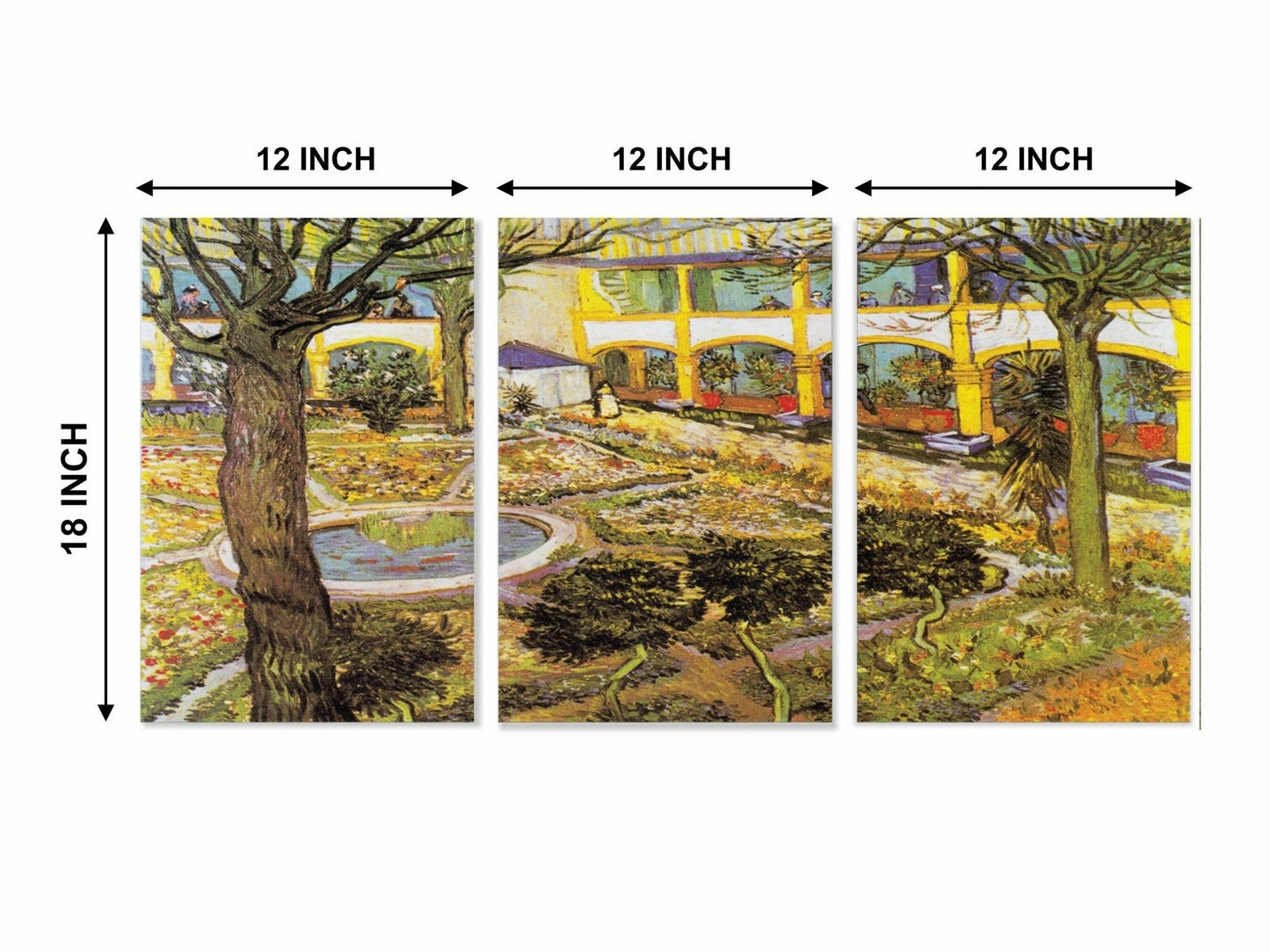Modern Wall Art 3 Panels Canvas Painting Frames For Living Room Decoration