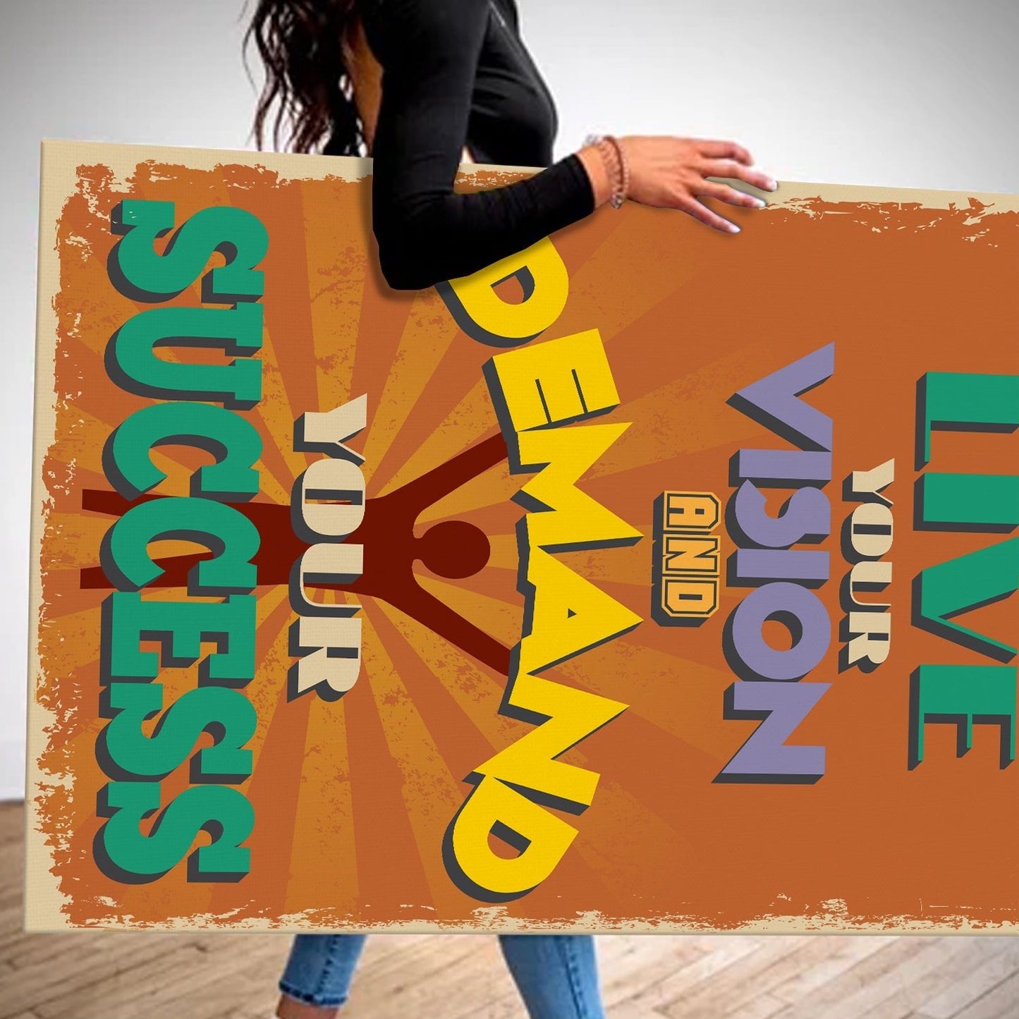 Motivational Canvas Posters With Inspiring Quotes in Large Size for Office and Startups.