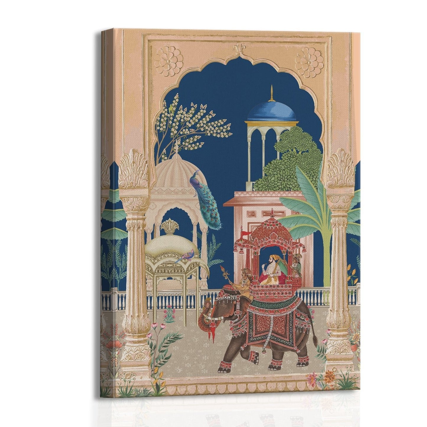 Mughal Canvas Wall Art Painting