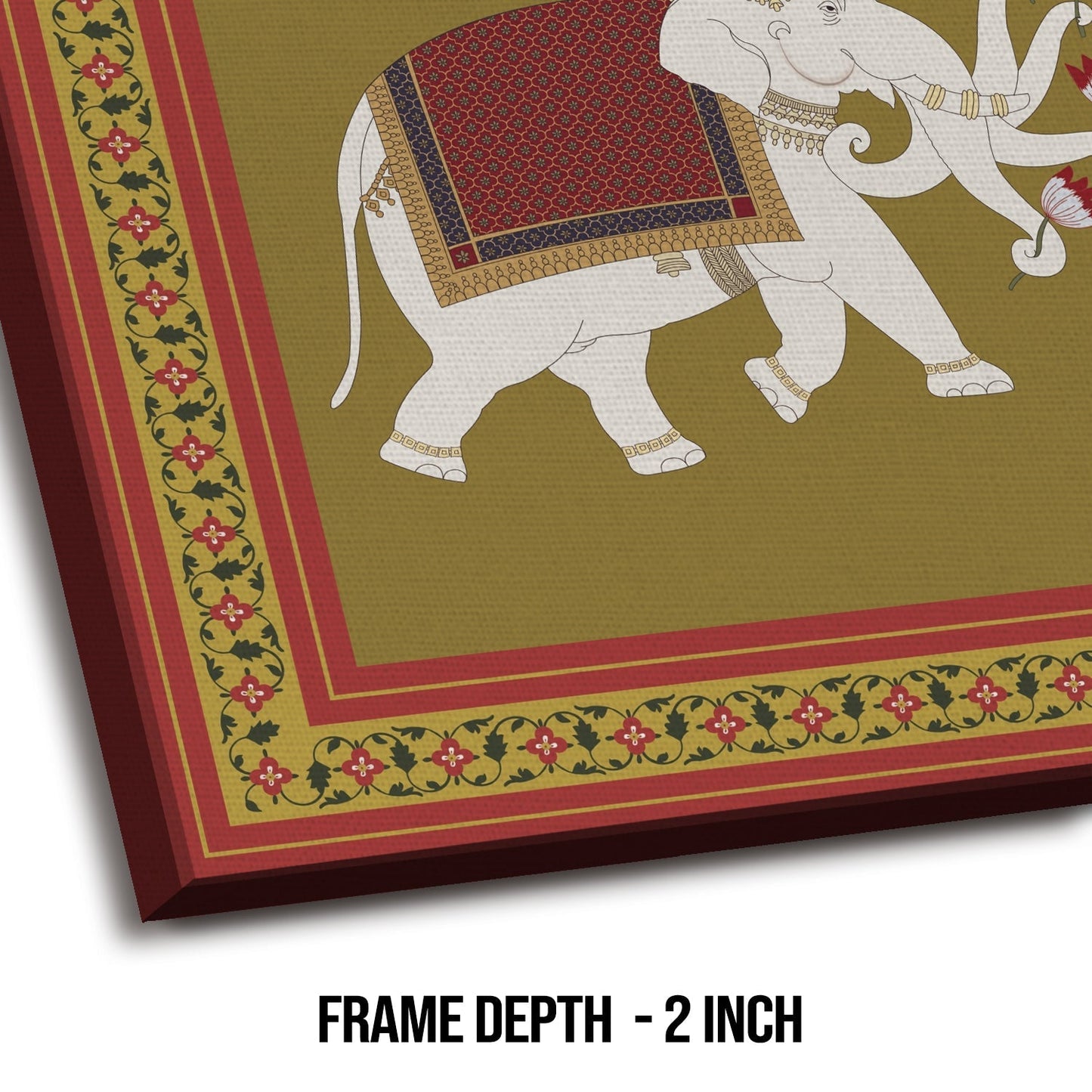 Mughal Indian Traditional Canvas Wall Art Painting