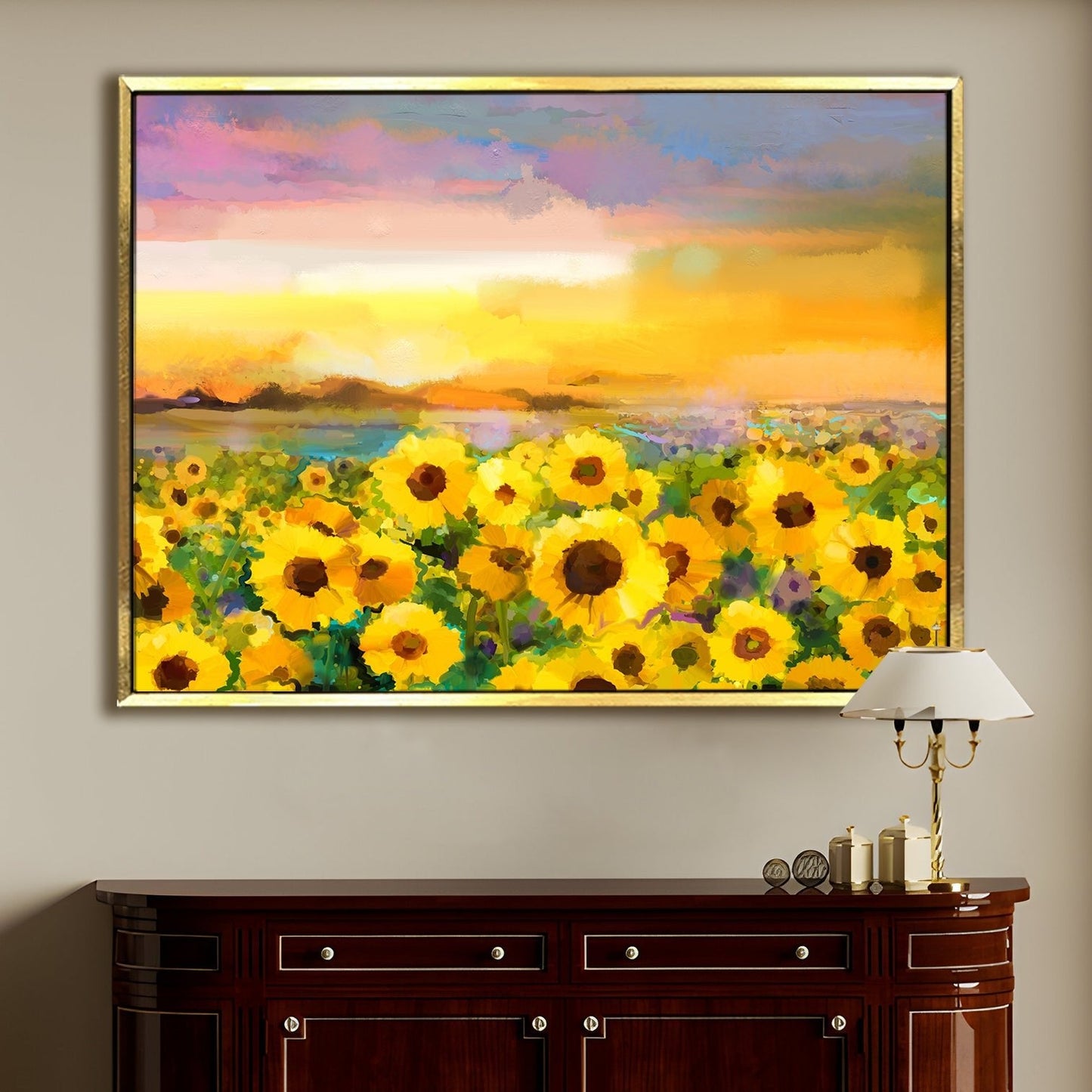 PAPER PLANE DESIGN Canvas Floral Wall Art: A Symphony of Nature's Elegance Large Size Canvas Framed Paintings For Living Room, Office, Home Decor. (FLWA03)