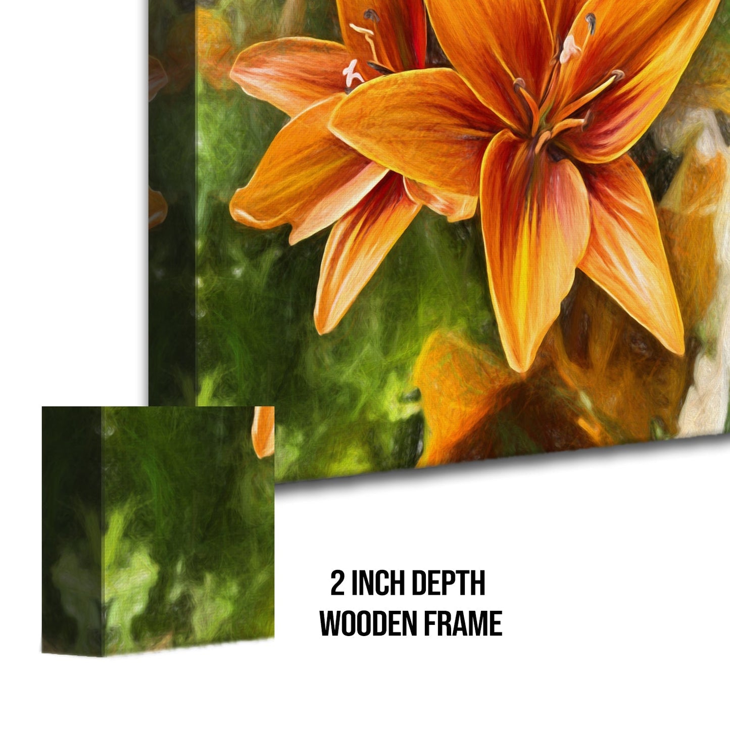 Tiger Lily canvas wall art painting