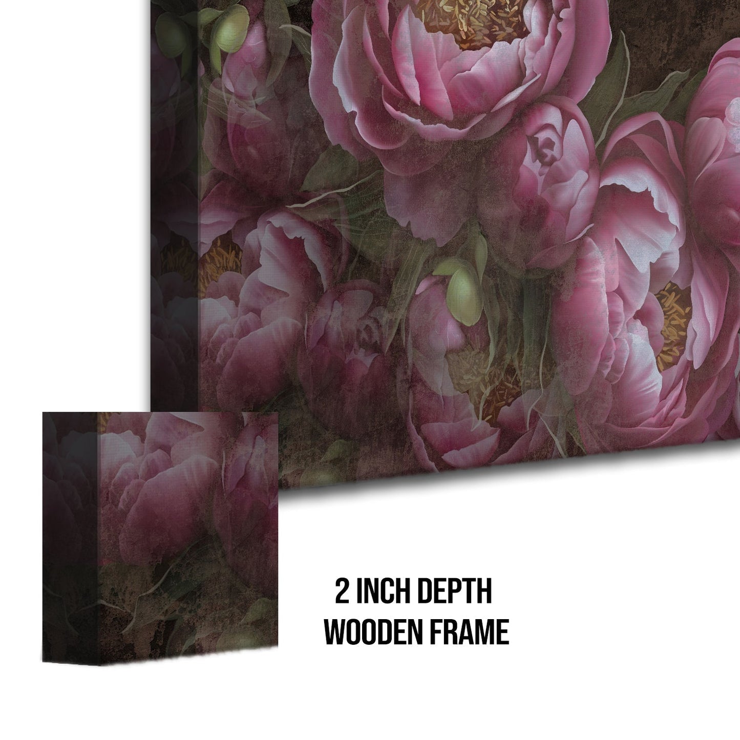 Pink Lotus Canvas Wall Art painting