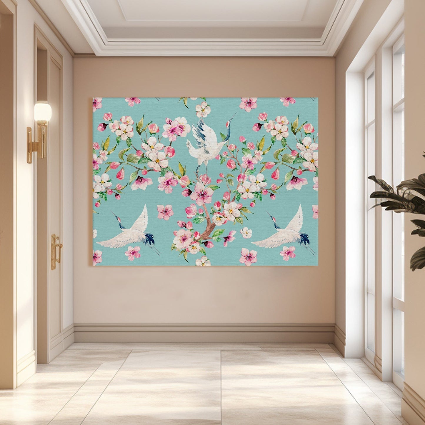 Japanese-inspired Canvas Wall Art Painting