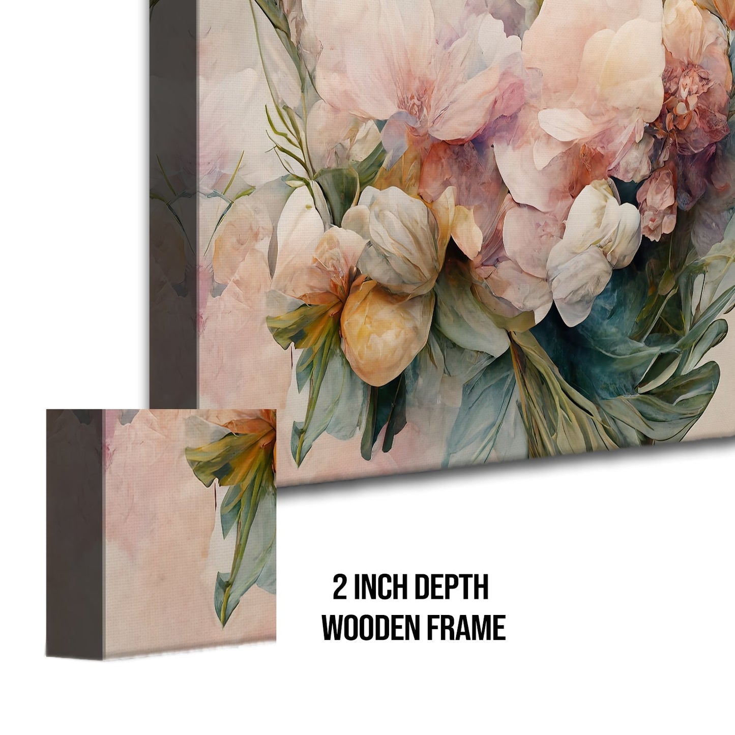 peonies Canvas Wall Art Painting