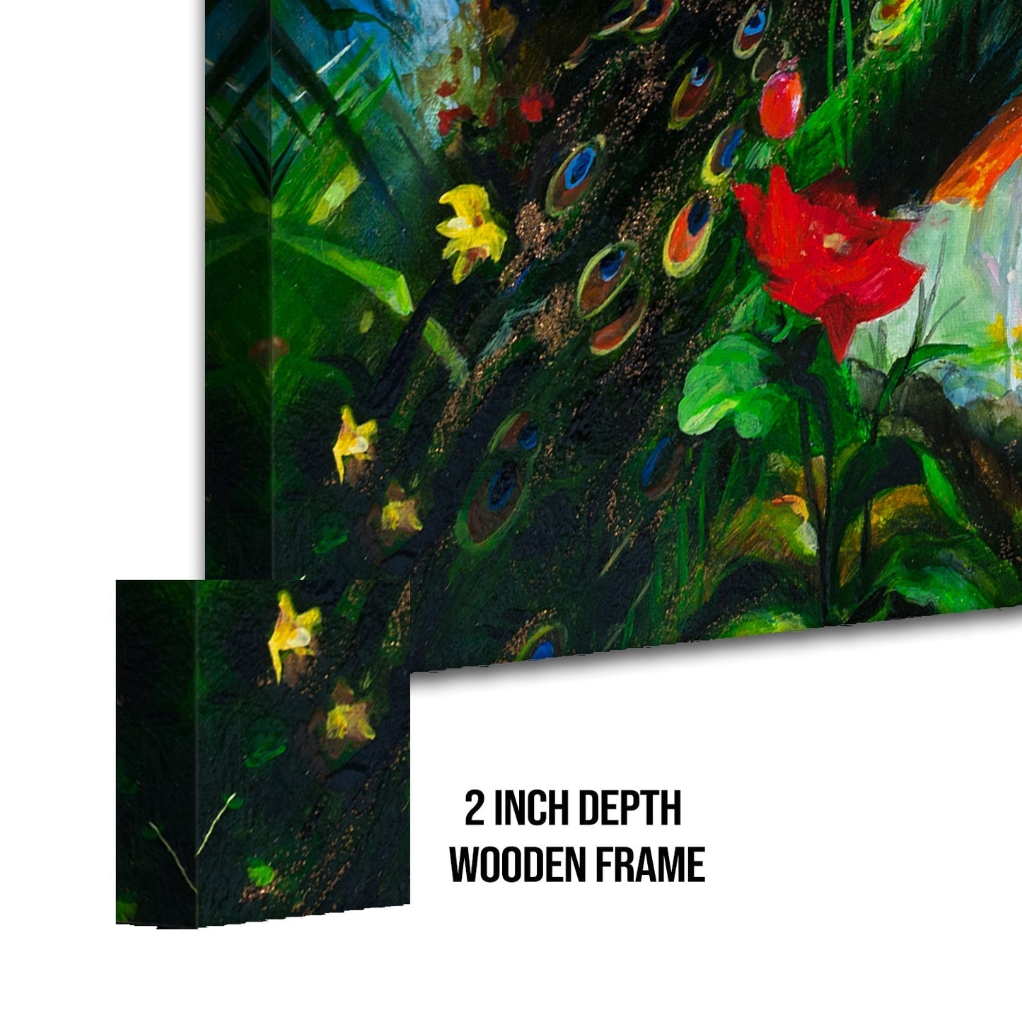 Peacock Vastu Canvas Wall Art Painting