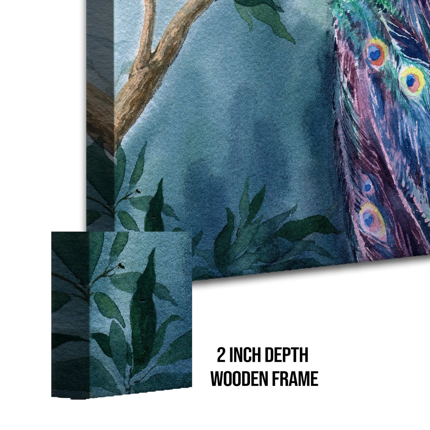 Peacock Vastu Canvas Wall Art Painting