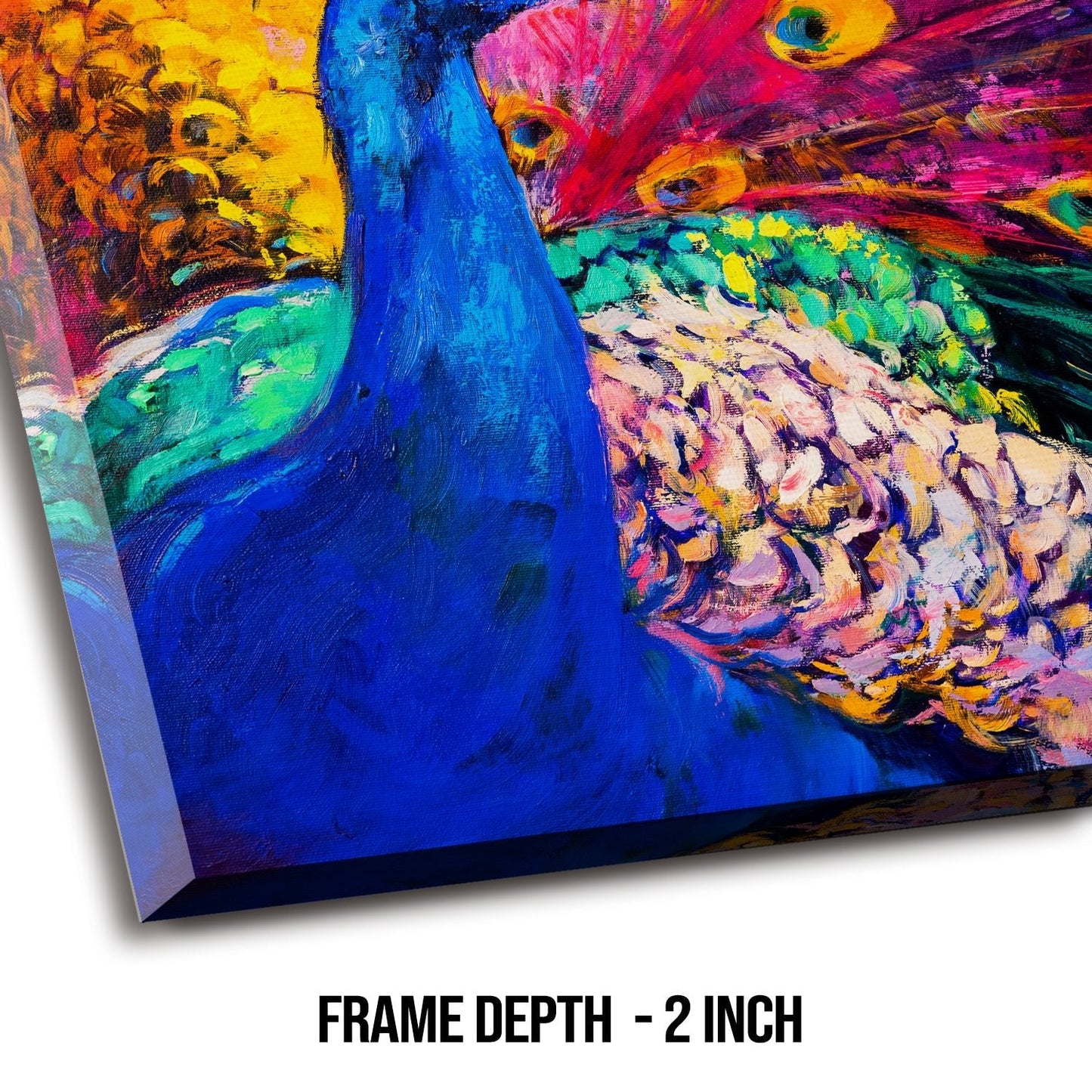 Peacock Vastu Canvas Wall Art Painting