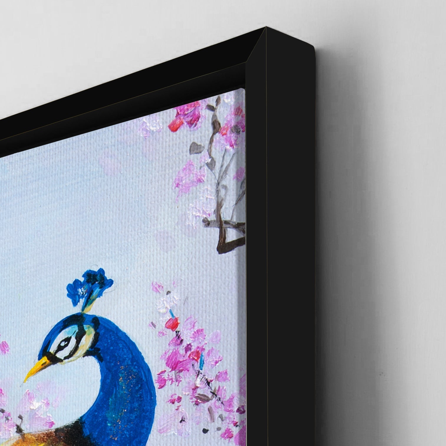 Peacock Vastu Painting Framed For Home and Office Wall Decoration