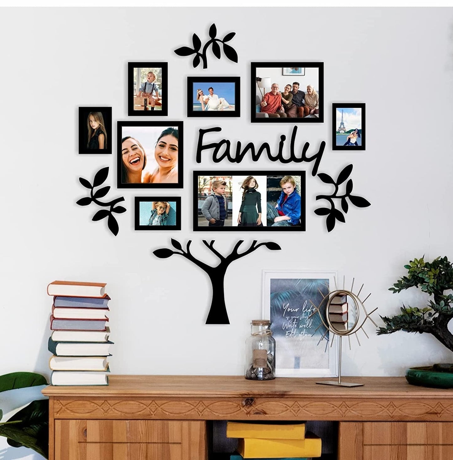 Personalised Family Tree Collage Set Celebrate Love and Togetherness with Style