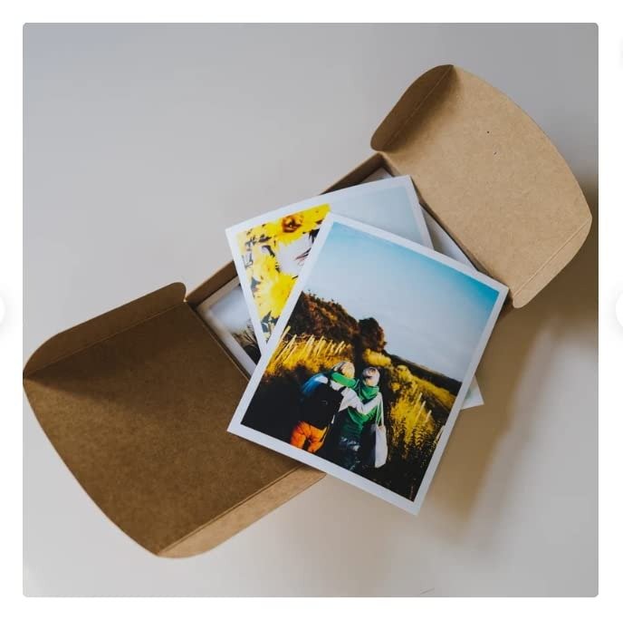 Personalised Photo Memory Box, Turn Your Selfies Into Instant keepsakes (Pack of 30 Photos)