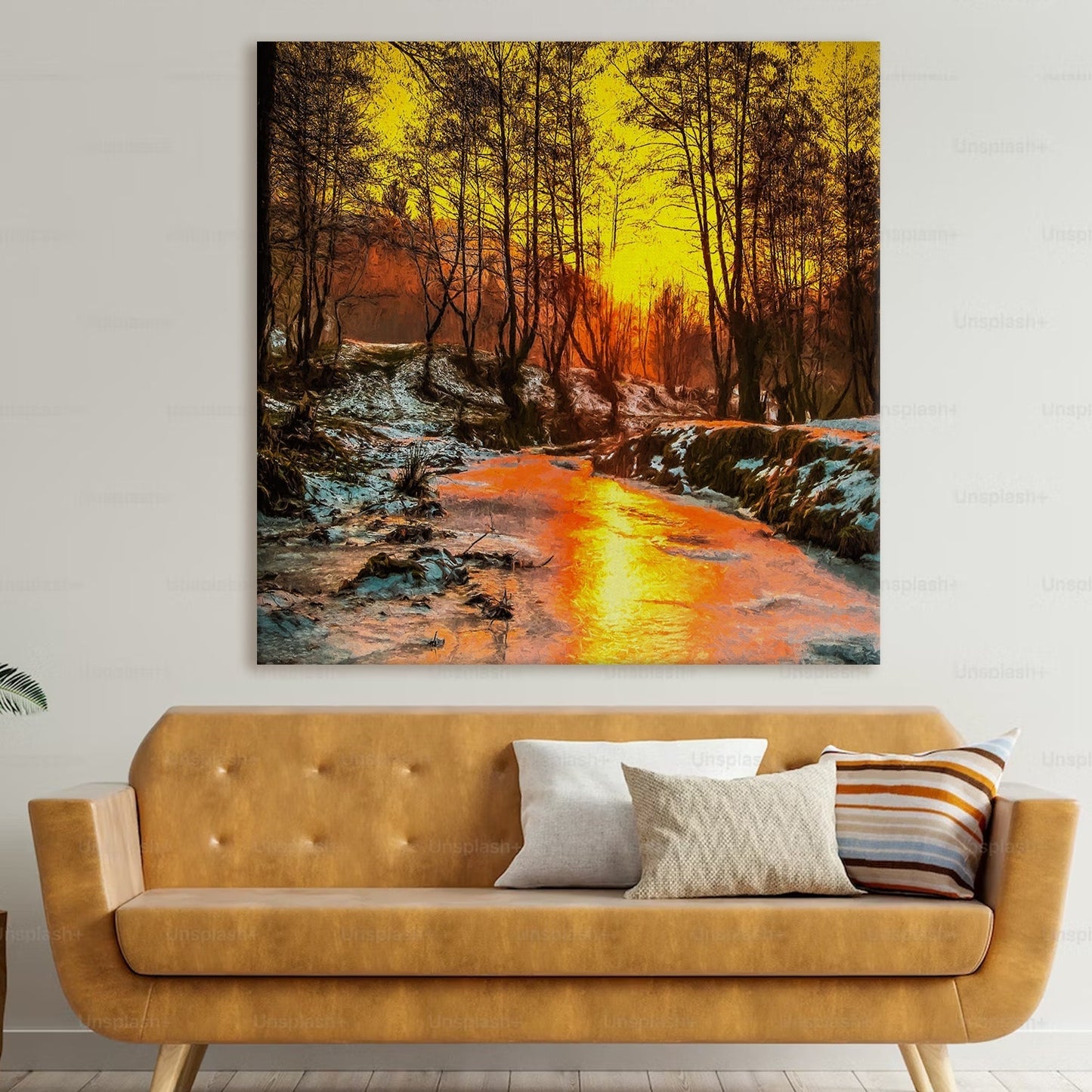 The Scream Canvas Wall Art Painting