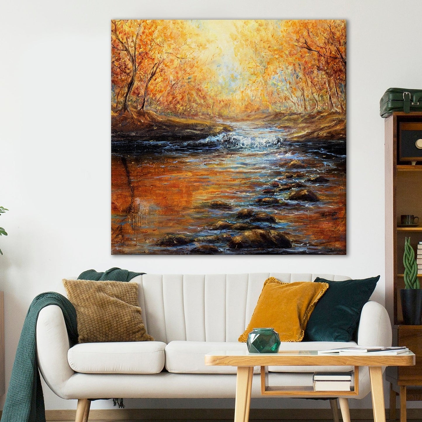 autumn forest Canvas wall art Paintings